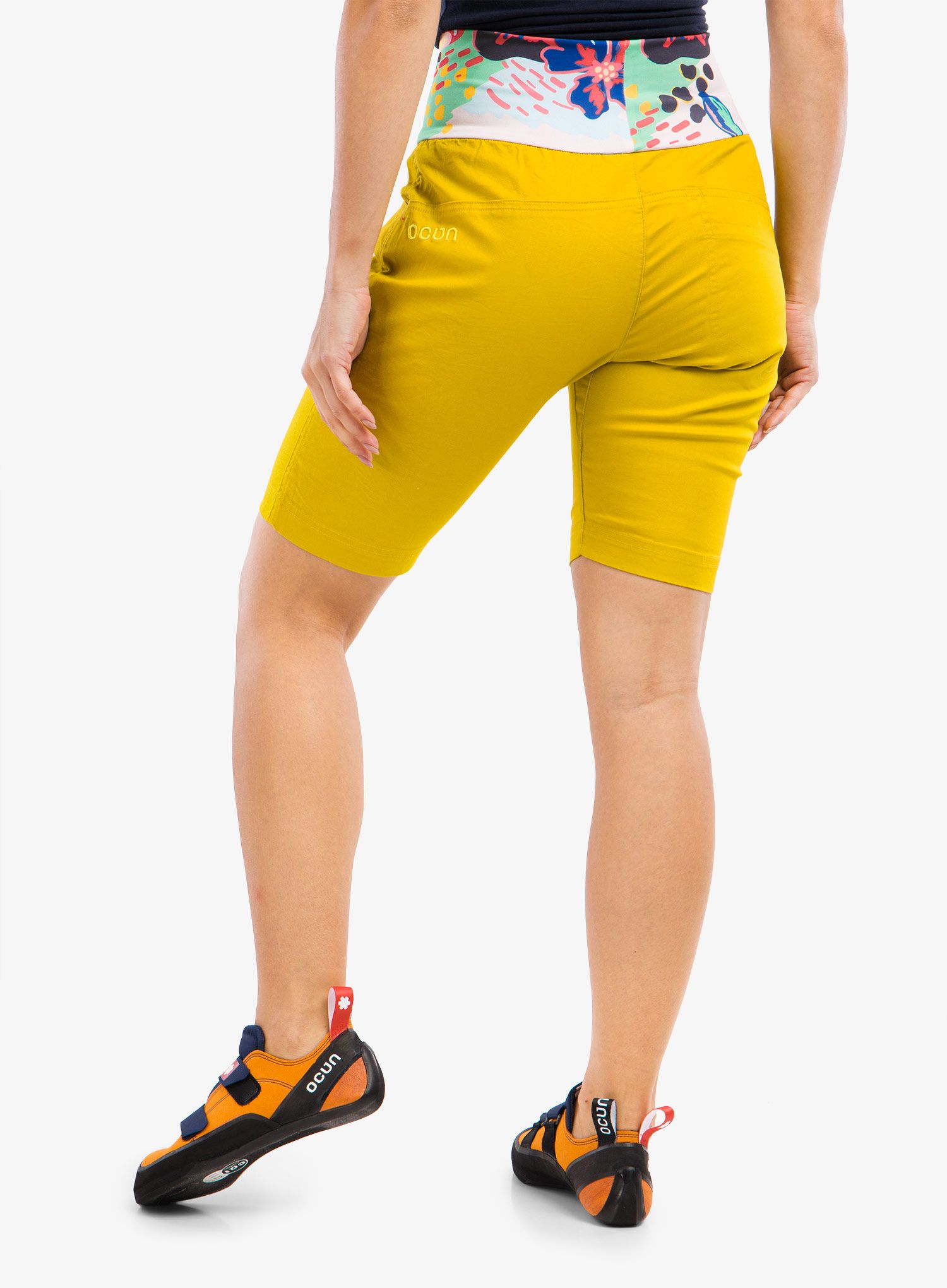 Lezecké kraťasy dámske Ocun Sansa Shorts - yellow antique moss