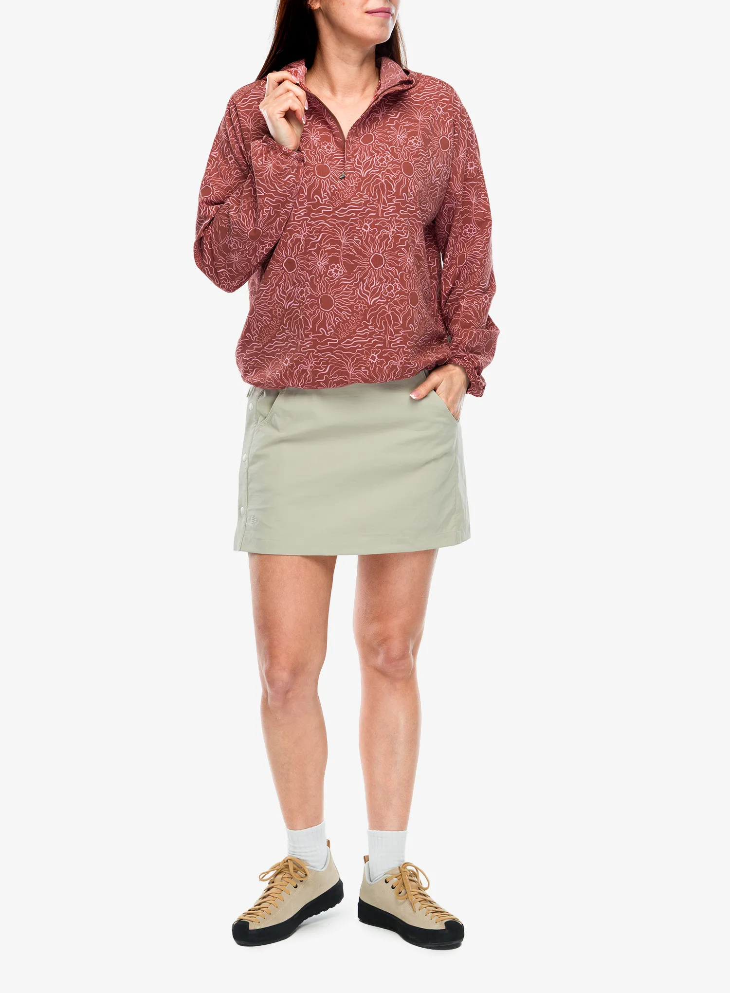 Turistická sukňa Royal Robbins Wilder Skort - lt khaki