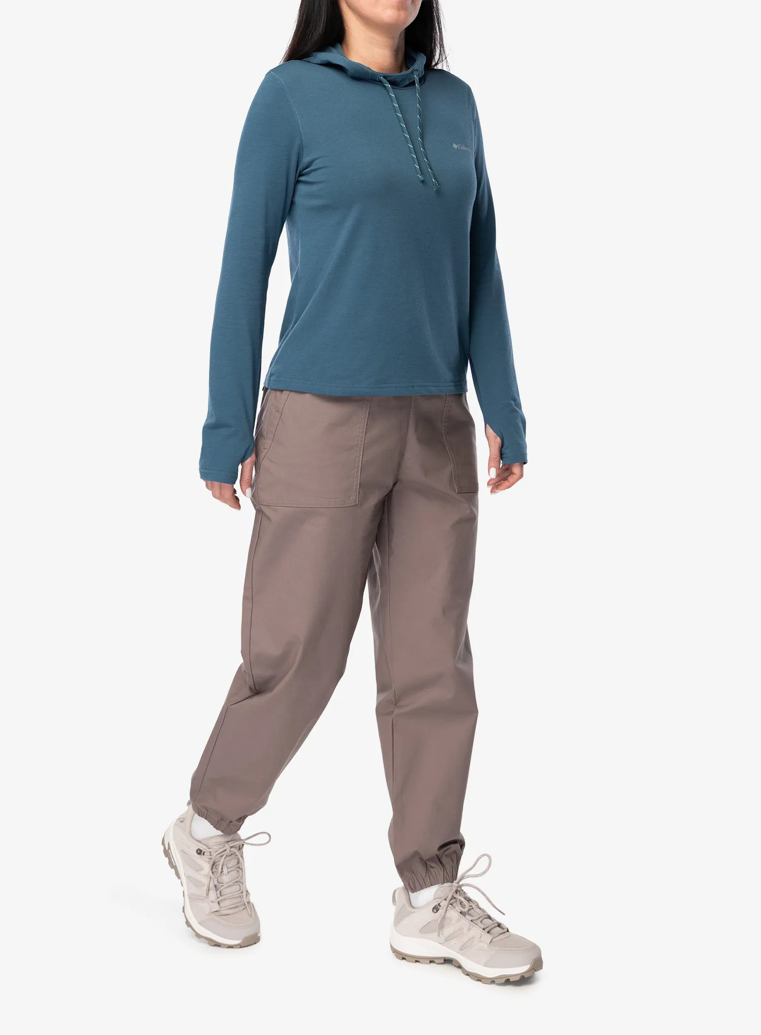 Dámske nohavice Columbia ROC Ripstop Jogger - iron