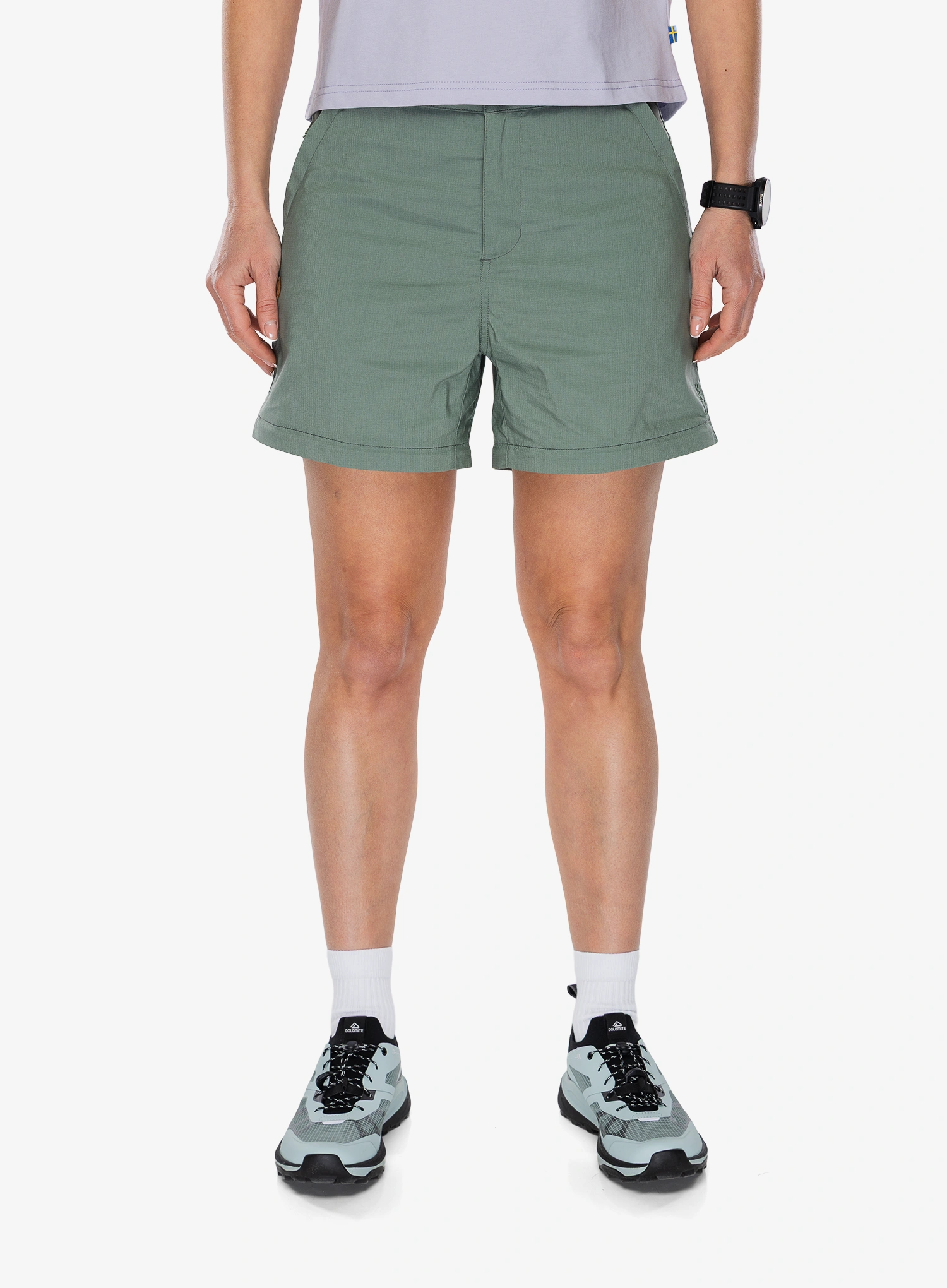 Dámske nohavice Fjallraven Abisko Hike Zip-off Trs - patina green