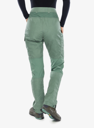 Dámske nohavice Fjallraven Kaipak Trousers Curved - patina green