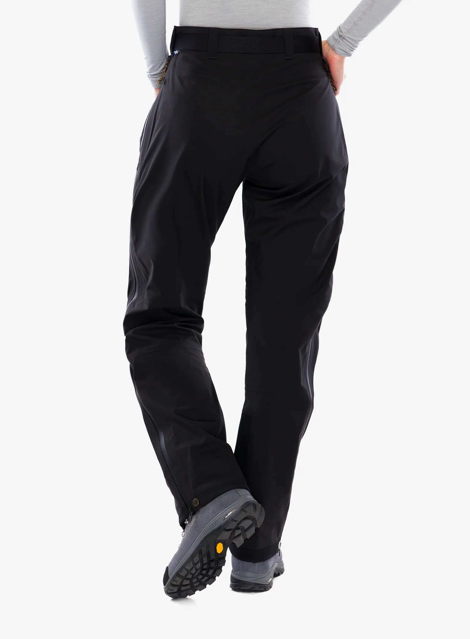 Dámske nohavice Fjallraven Keb Eco-Shell Trousers  - black
