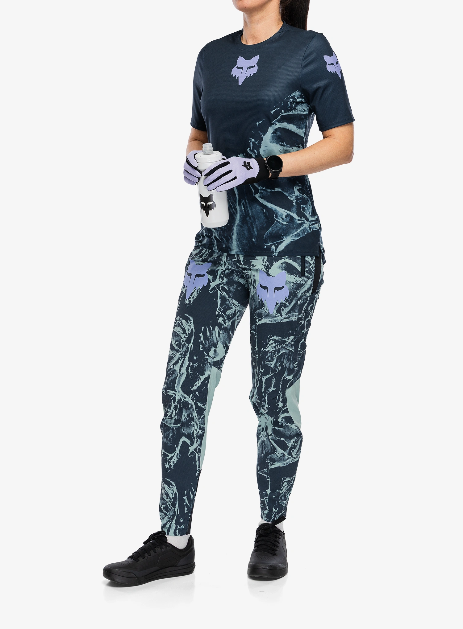Dámske nohavice Fox Ranger Pant Image Print - arctic blue
