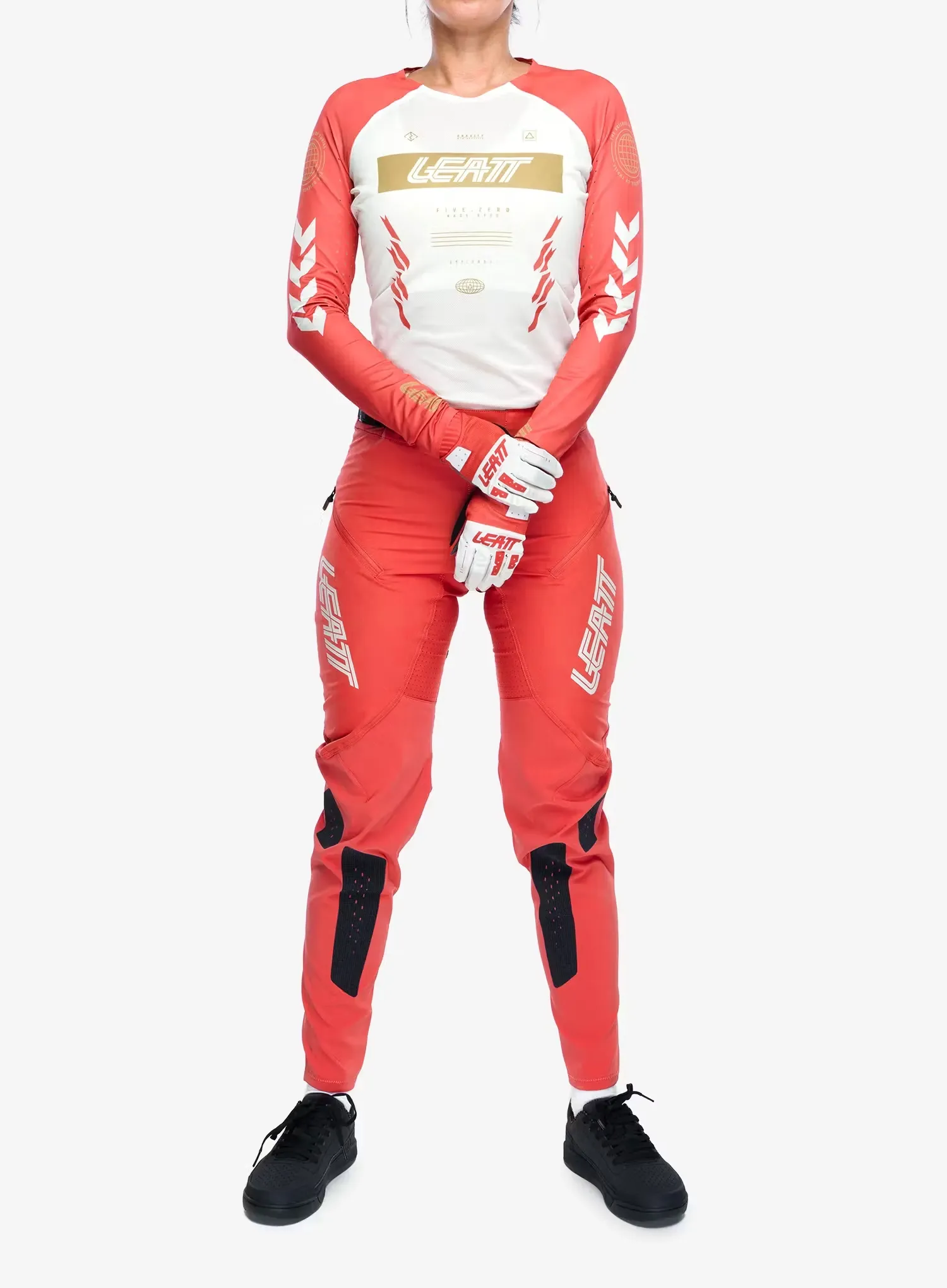 Dámske nohavice Leatt MTB Gravity 3.0 - race red