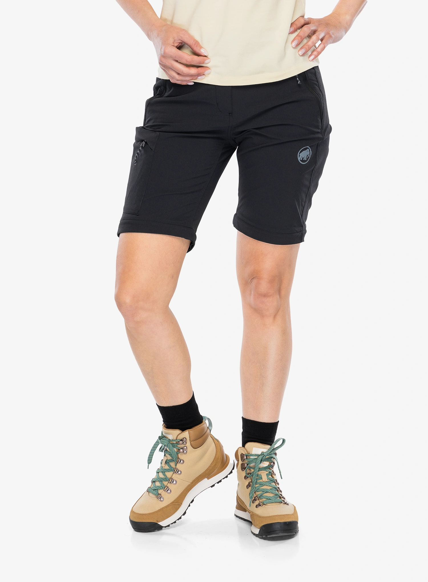 Dámske nohavice Mammut Runbold IV Zip Off Pants - black