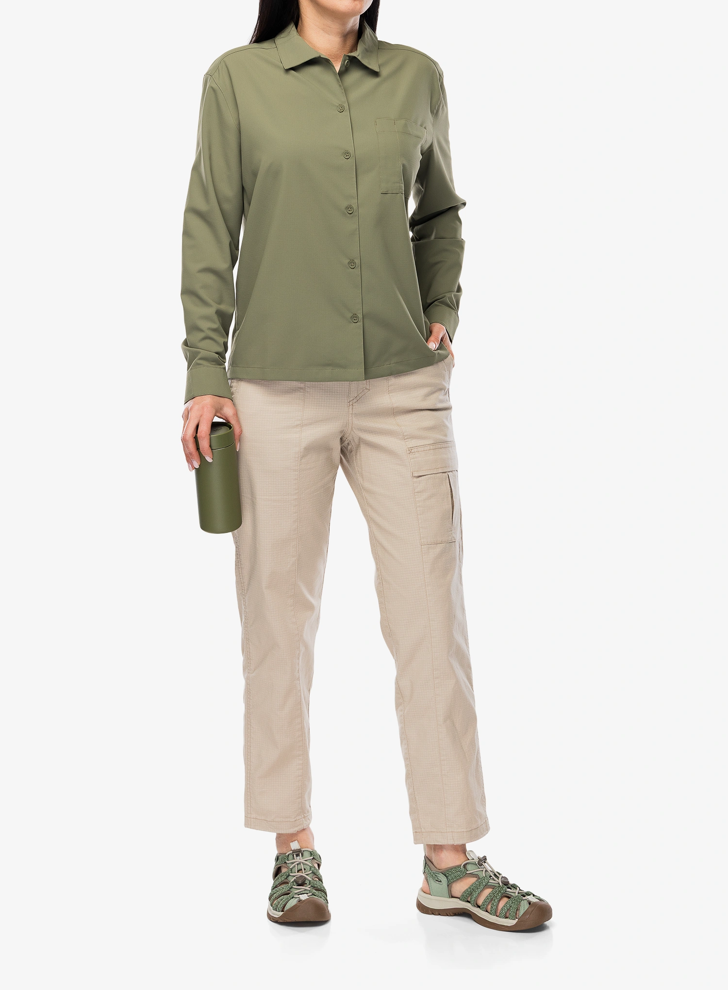 Dámske nohavice Royal Robbins Crux Ankle Pant - oyster