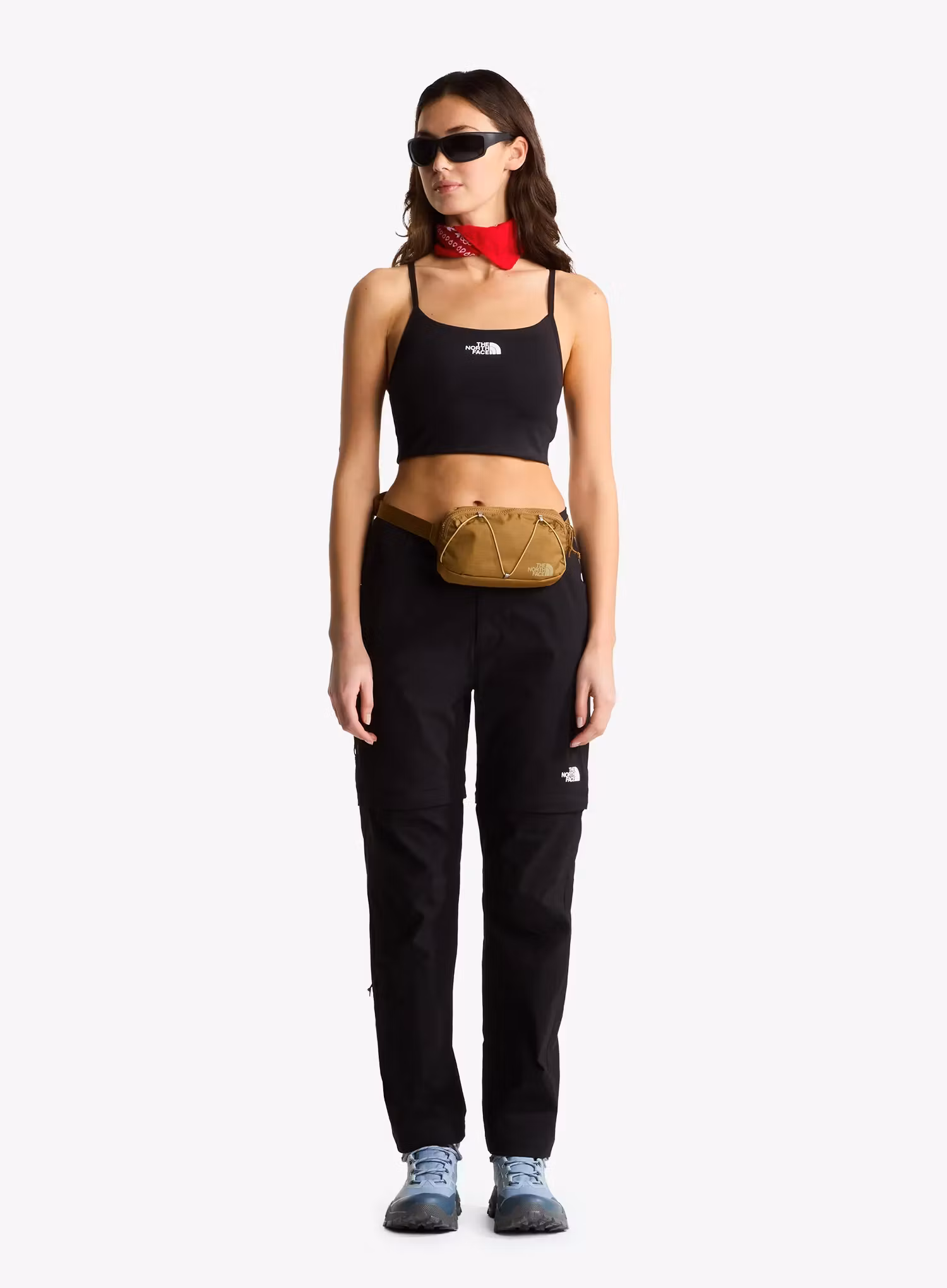 Dámske nohavice The North Face Exploration Reg Straight Convertible Pant - tnf black