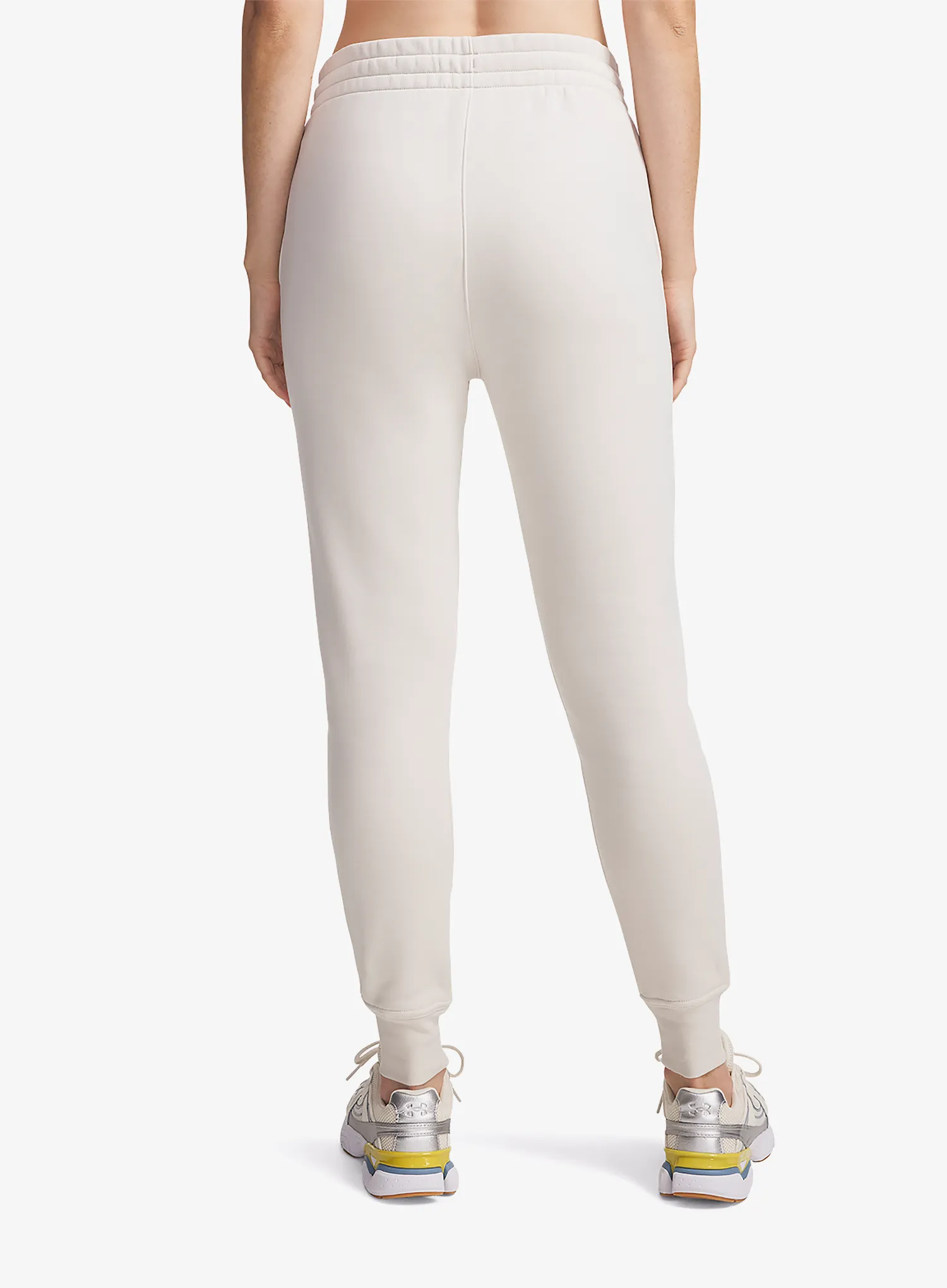 Dámske nohavice Under Armour Icon Fleece Jogger - summit white/white