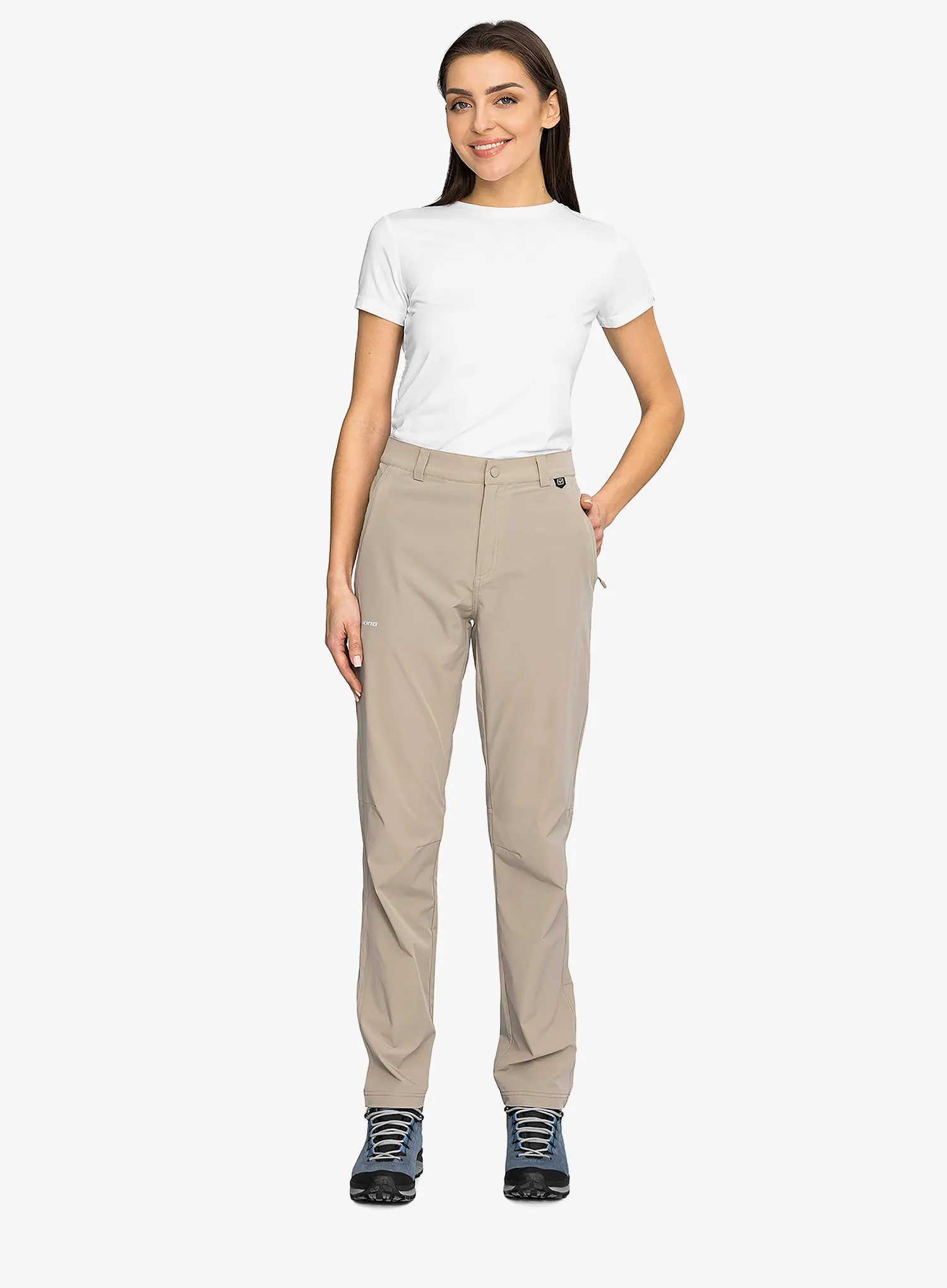 Dámske nohavice Viking Expander Ultralight - beige