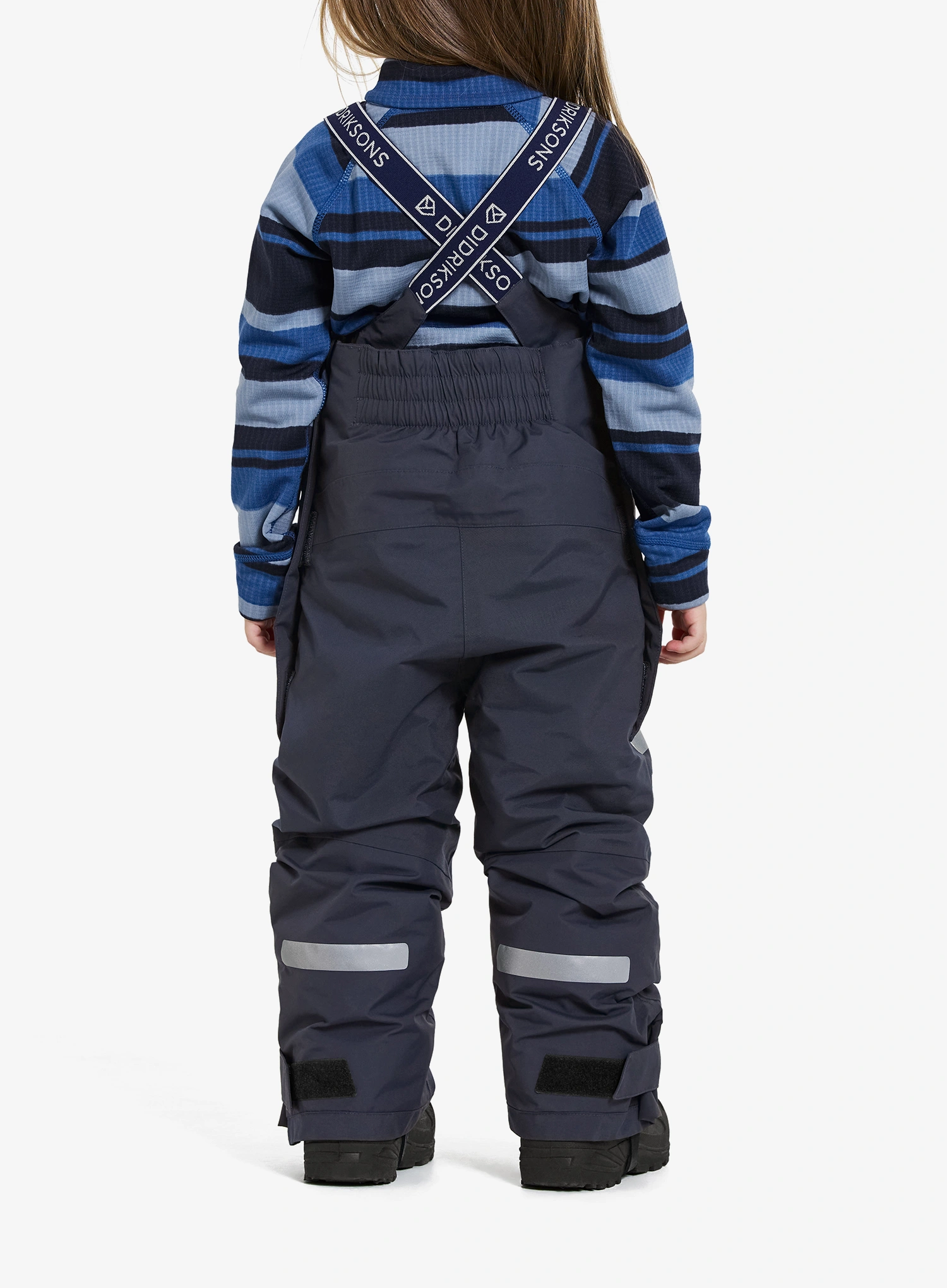 Detské nohavice Didriksons Bjarven Bib Pant 2 - navy