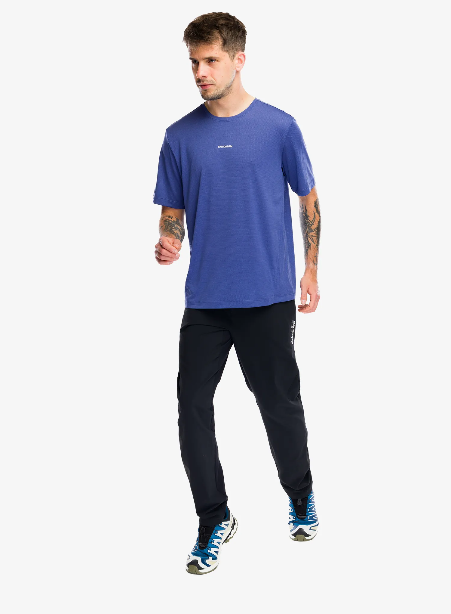 Bežecké nohavice Salomon Ultra Pants - deep black