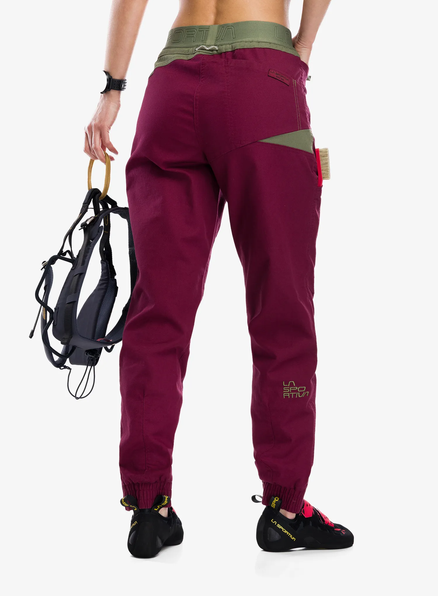 Nohavice na lezenie dámske La Sportiva Bolt Pant - redwood/cypress