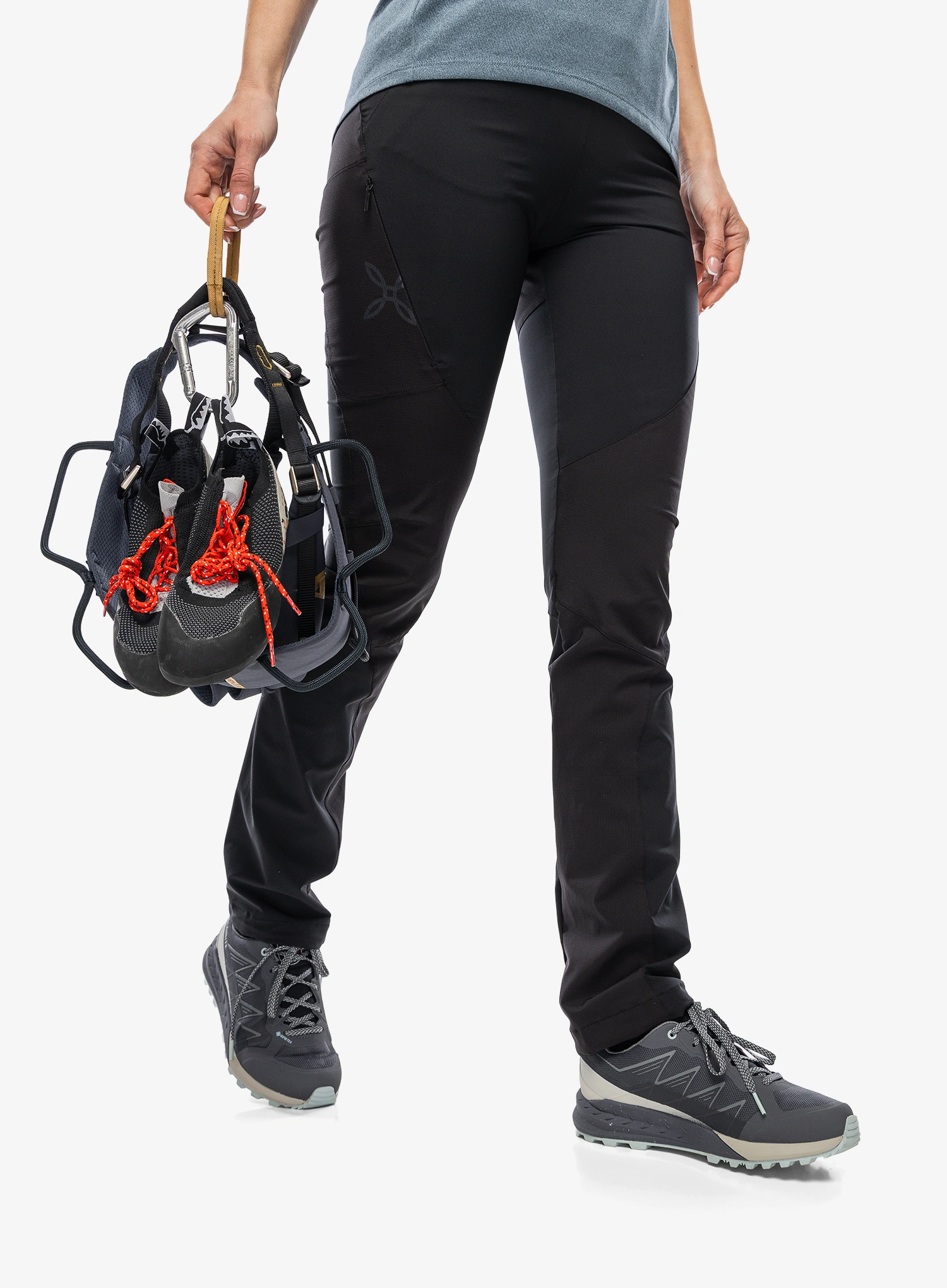 Nohavice na lezenie dámske Montura Synth Pants - black/black