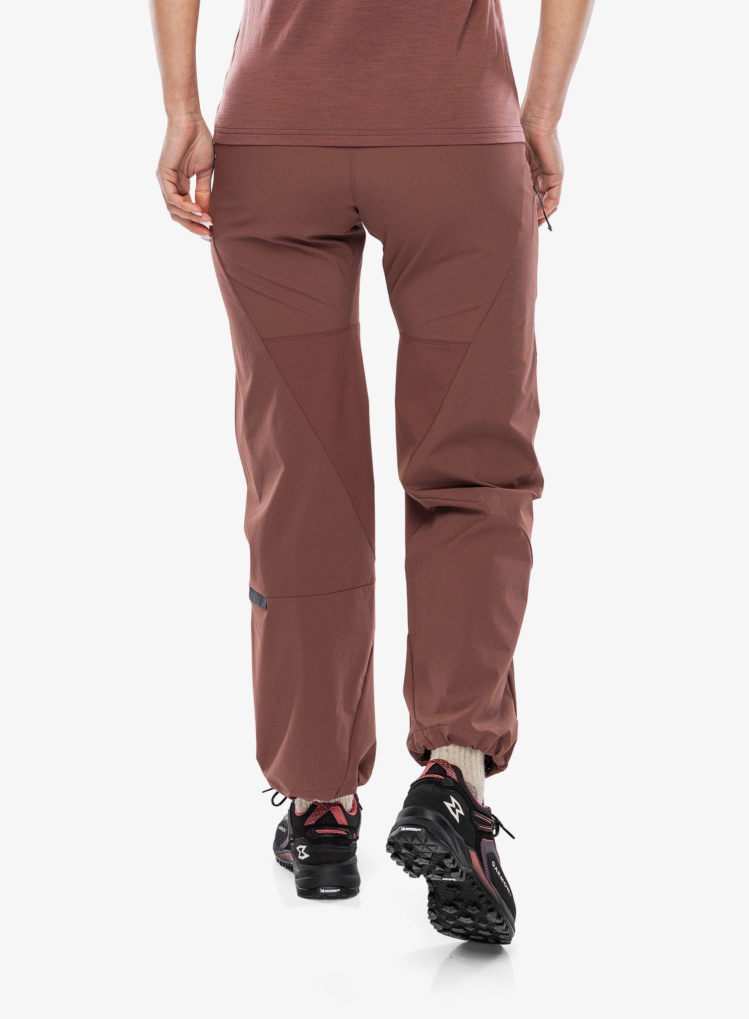 Nohavice na lezenie dámske Ortovox Trad Light Pants - chestnut