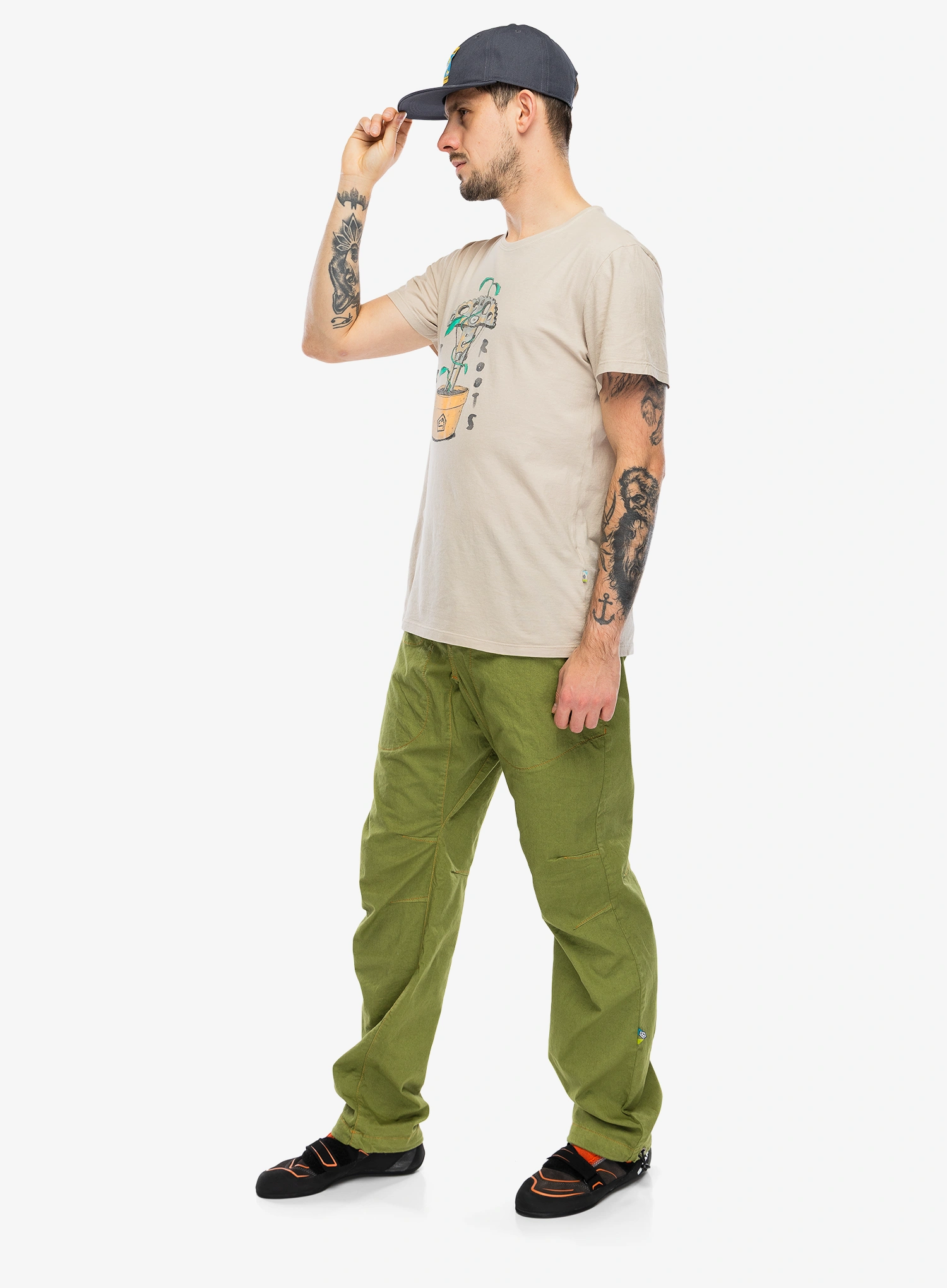 Nohavice na lezenie E9 Rondo Flax2 - rosemary