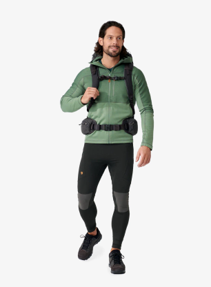 Nohavice Fjallraven Abisko Trekking Tights Pro - black/iron grey