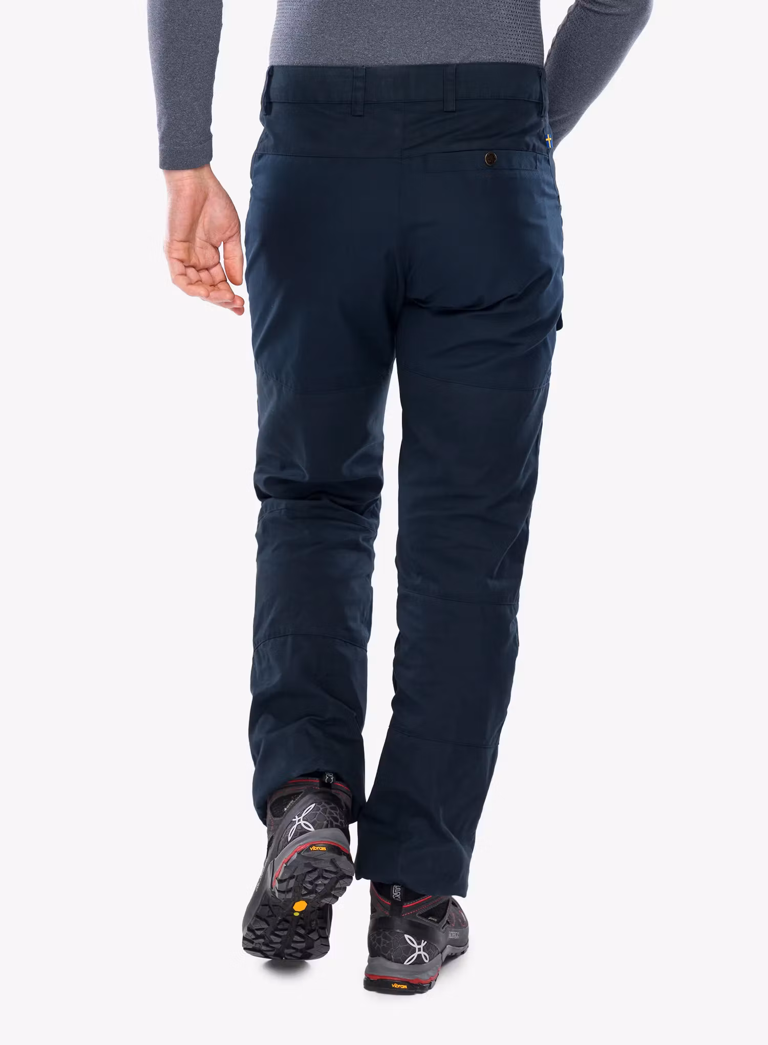 Nohavice Fjallraven Nils Trousers - dark navy
