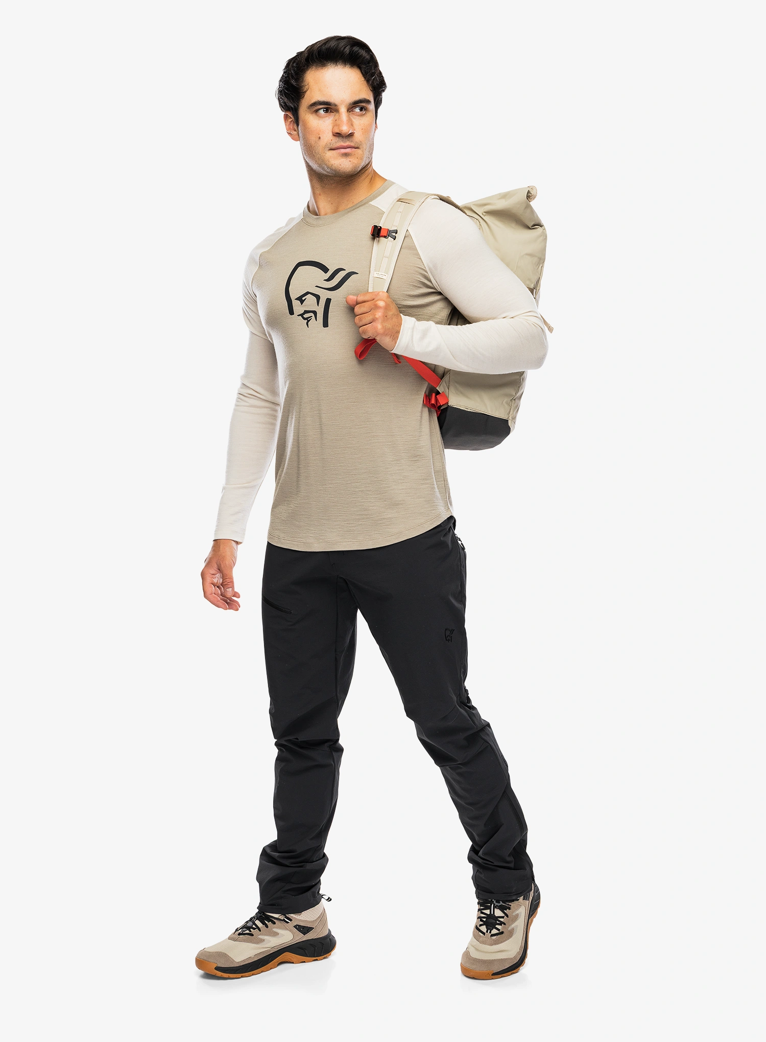 Pánske nohavice Norrona Falketind Flex1 Pants - caviar