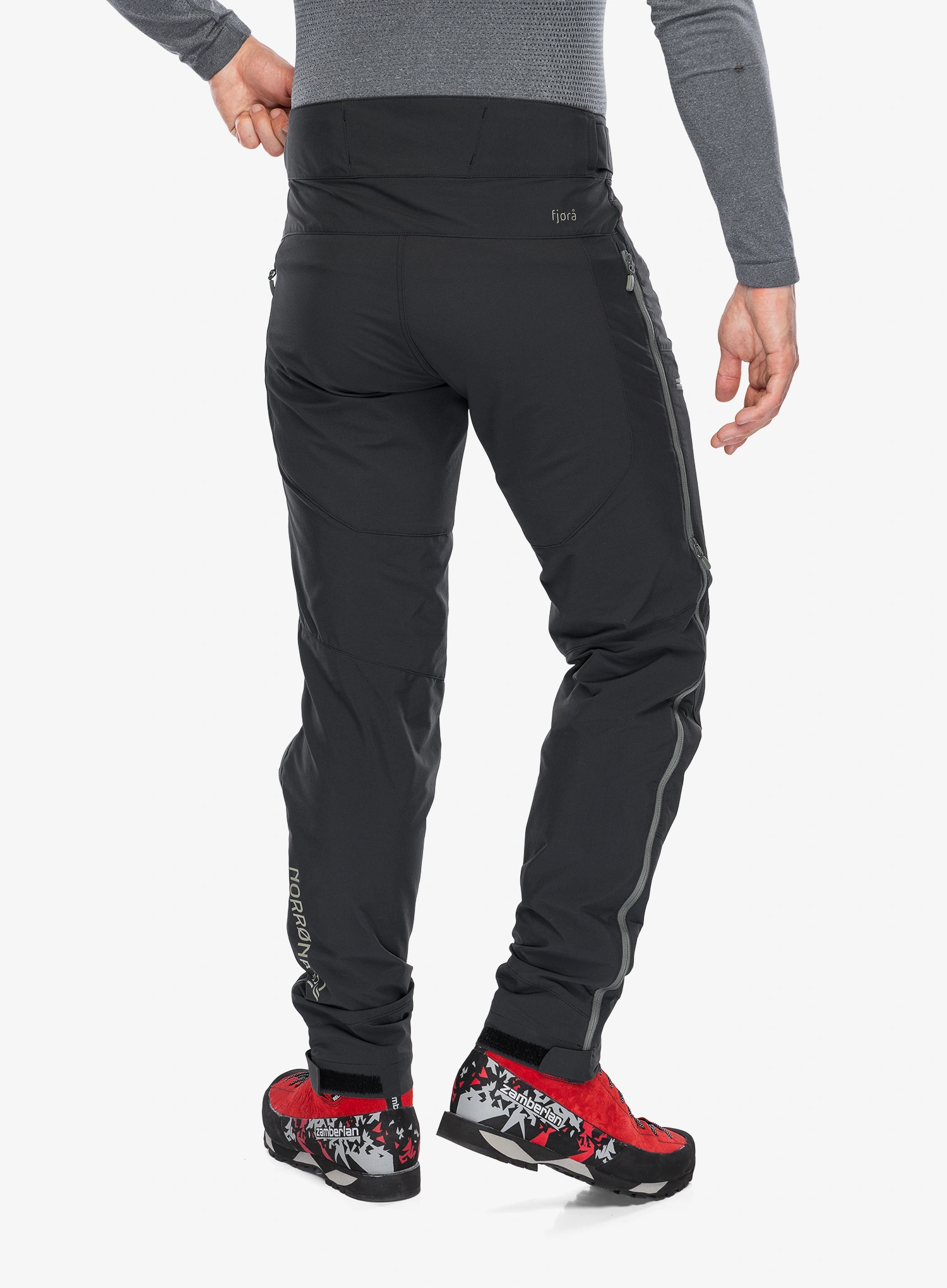 Nohavice na bicykel Norrona Fjora Flex1 Pants - caviar