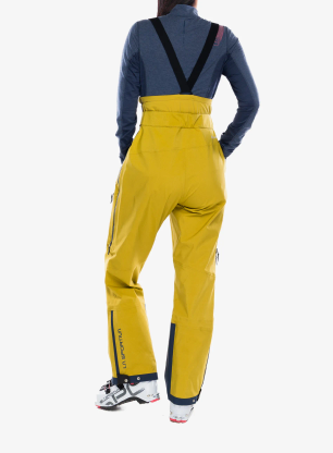 Dámske lyžiarske nohavice La Sportiva Sender GTX Performance Bib Pants - savana