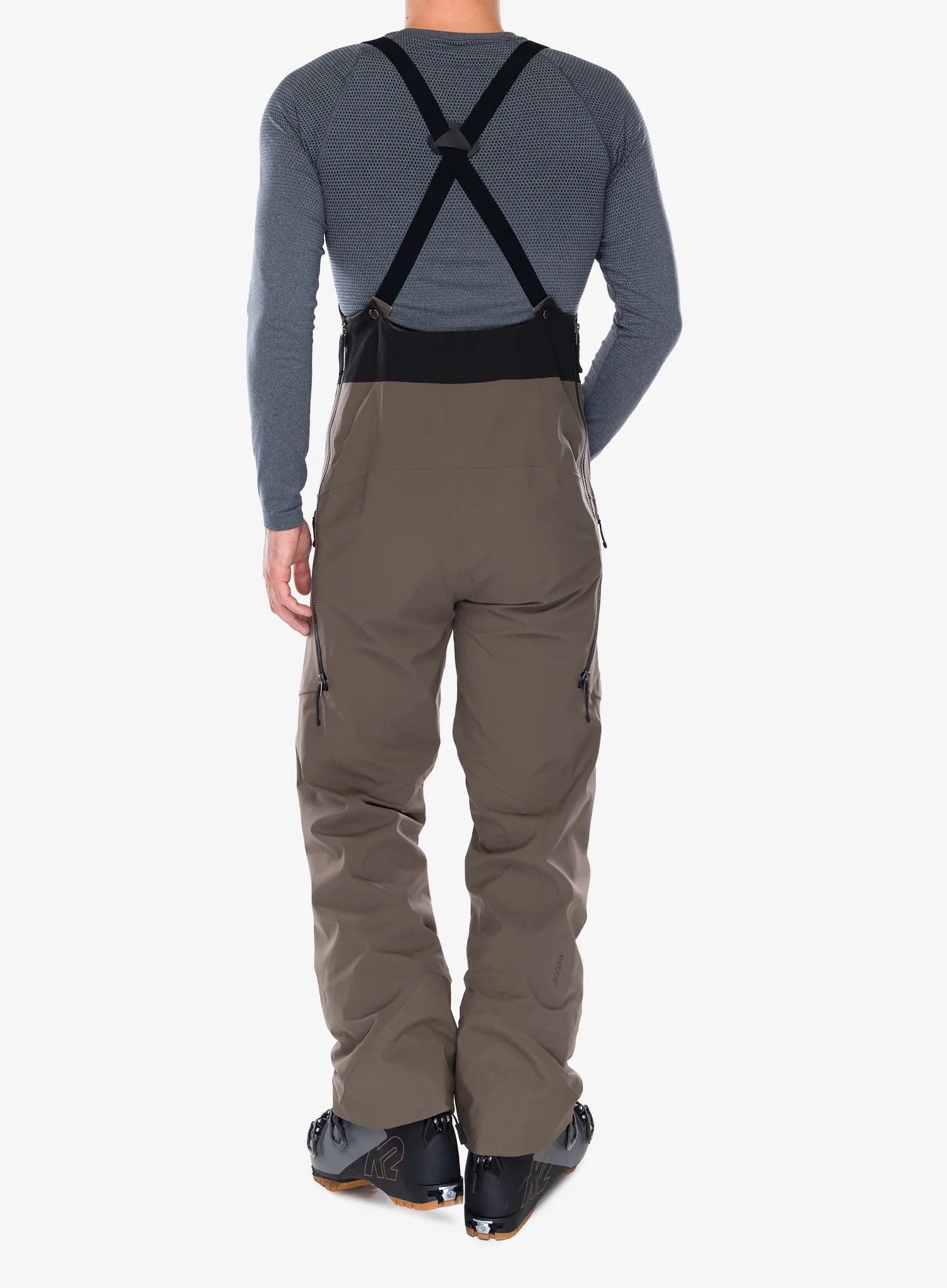 Lyžiarske nohavice Patagonia Snowdrifter Bibs - marlow brown
