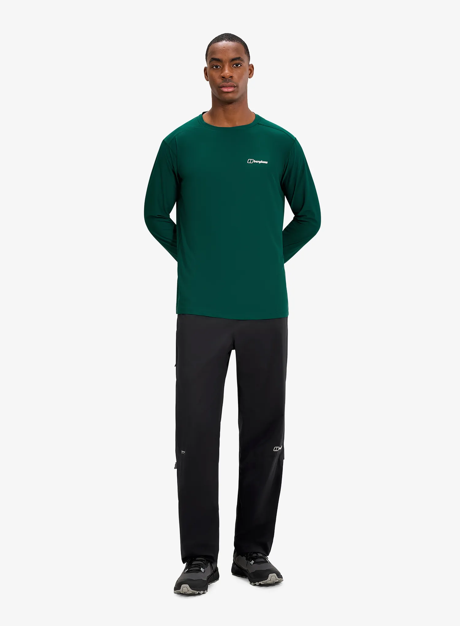 Nepremokavé nohavice Berghaus Pacsmart 2.5l Pant Am - black/black