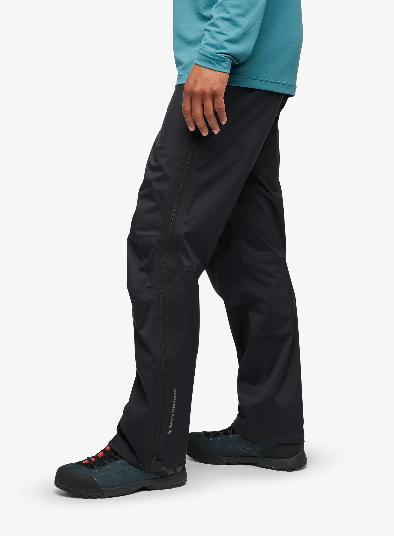 Nepremokavé nohavice Black Diamond Fineline Stretch FZ Pants - black