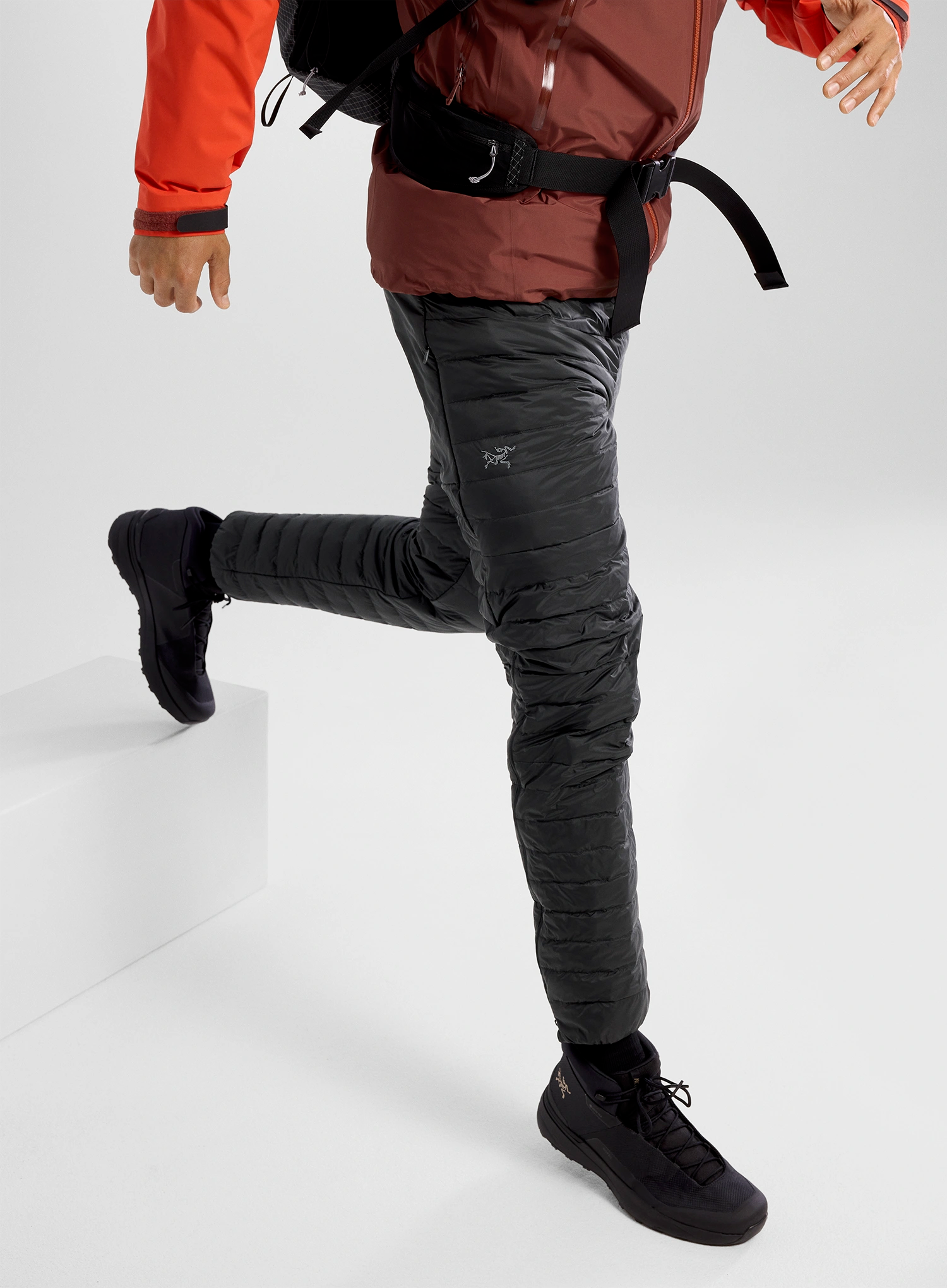 Páperové nohavice Arcteryx Cerium Pant - black