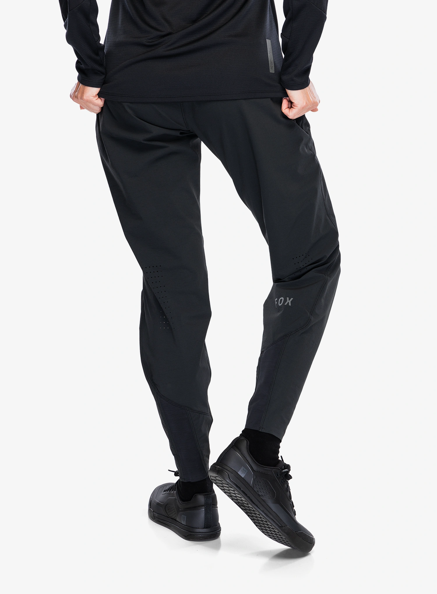 Dámske cyklistické nohavice Fox Flexair Pant - black