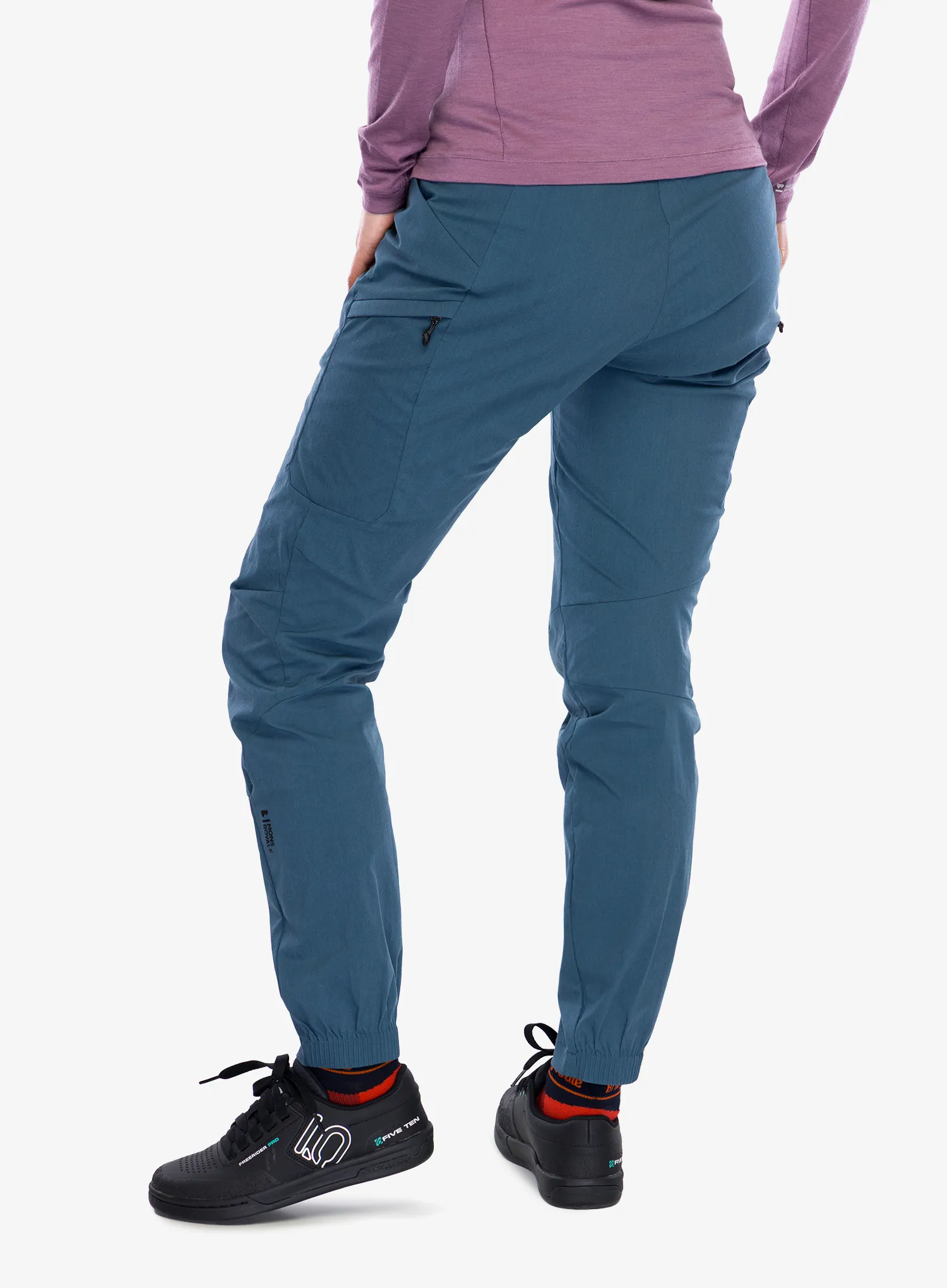 Dámske cyklistické nohavice Mons Royale Diversion Merino Trail Pants - abyss/abyss