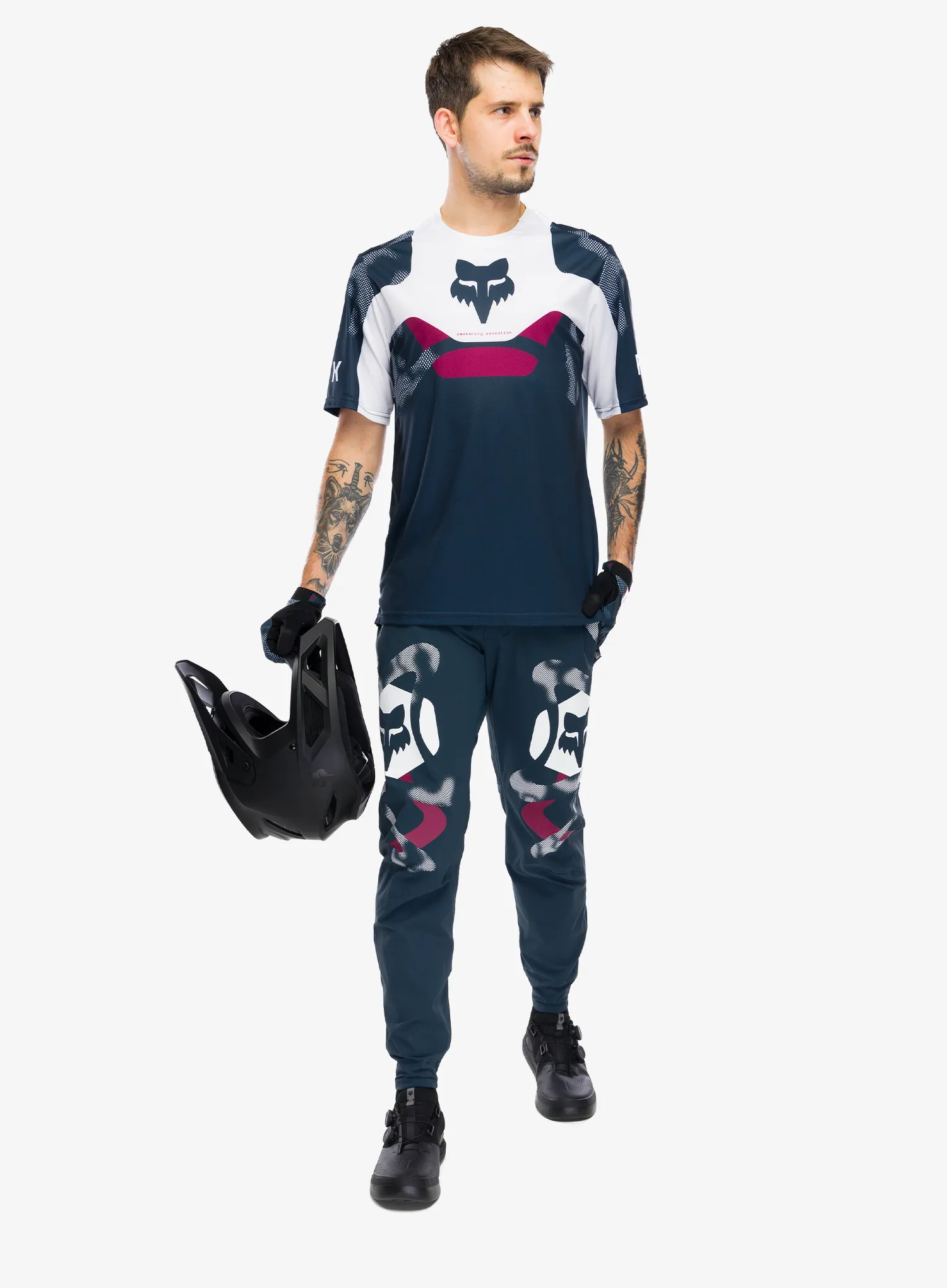 Cyklistické nohavice dlhé Fox Ranger Pant Tactile - white
