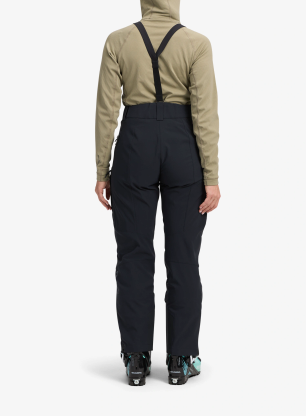 Dámske softshellové nohavice Black Diamond Dawn Patrol Pants - black/black