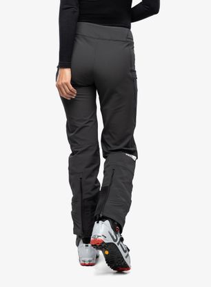 Dámske softshellové nohavice The North Face Dawn Turn Warm Pant - black/teal