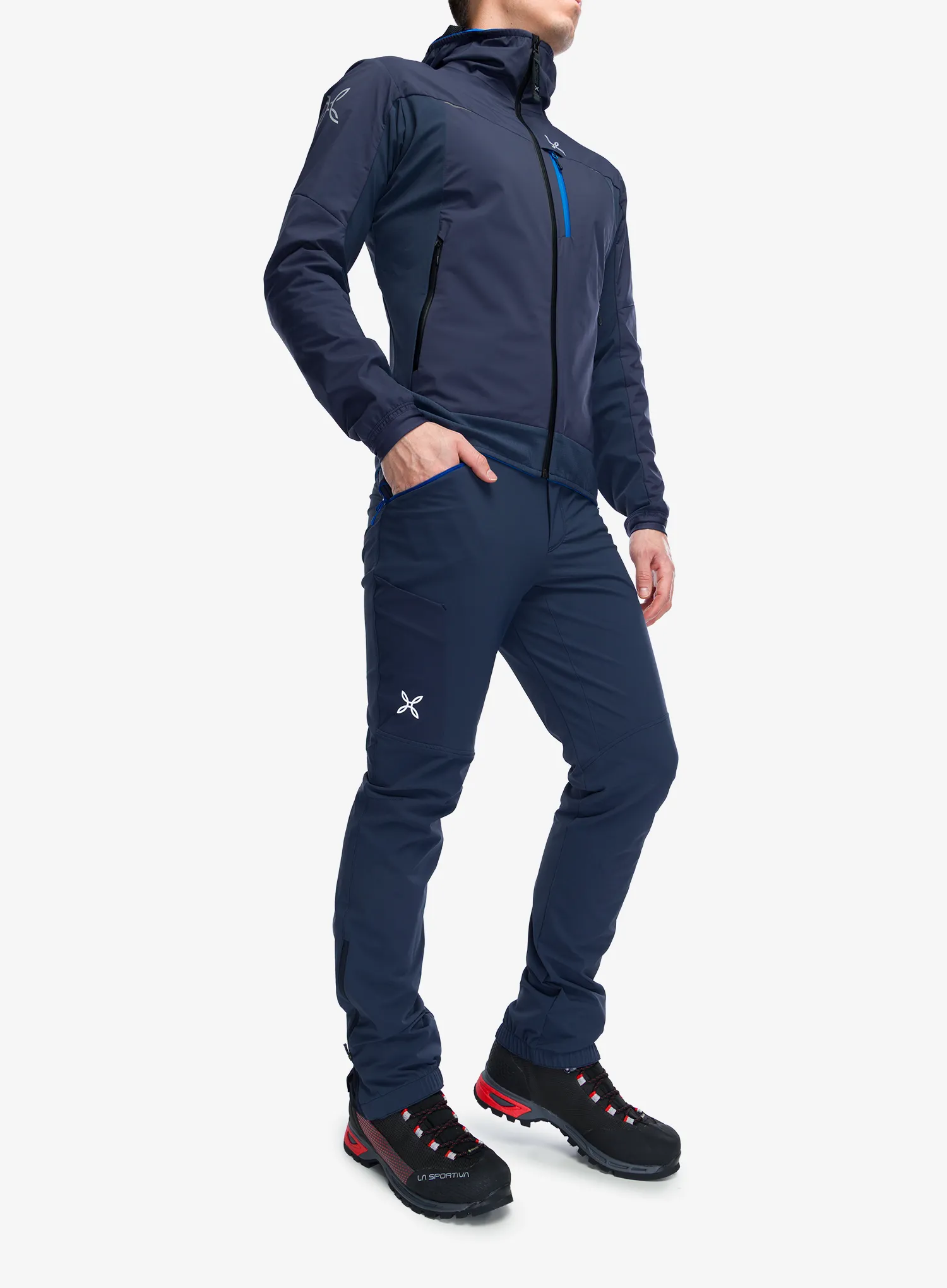 Softshellové nohavice Montura Peak Pants - graphite blue/b.blue