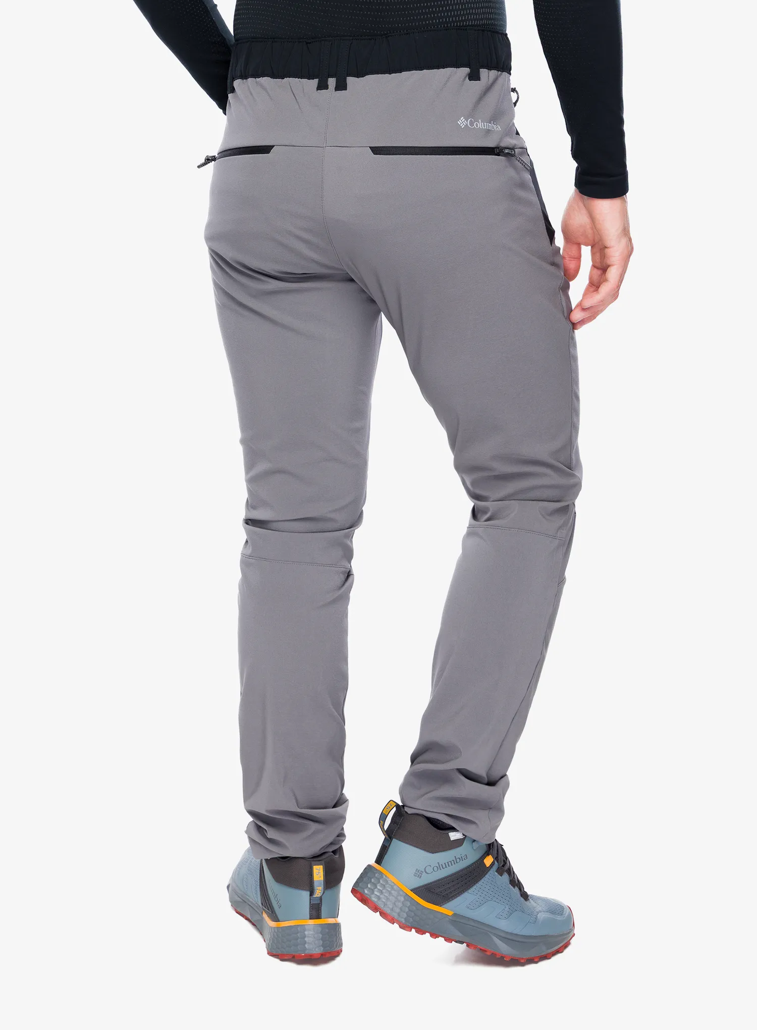 Softshellové nohavice Columbia Tech Softshell Pant - grey/black