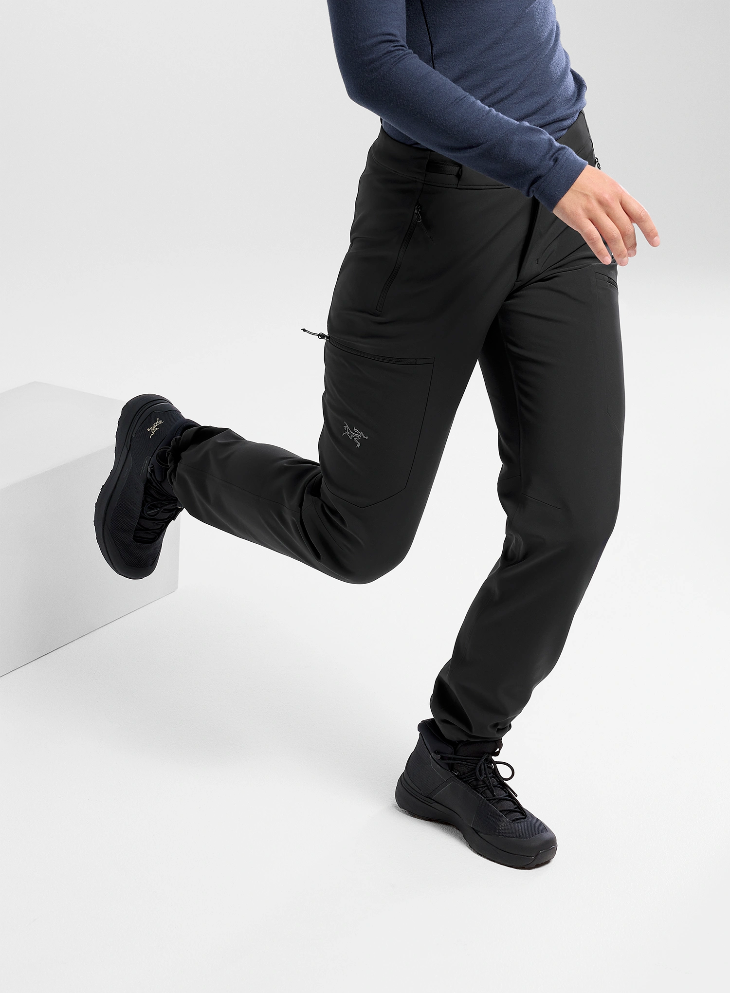 Dámske softshellové nohavice Arcteryx Gamma MX Pant - blk