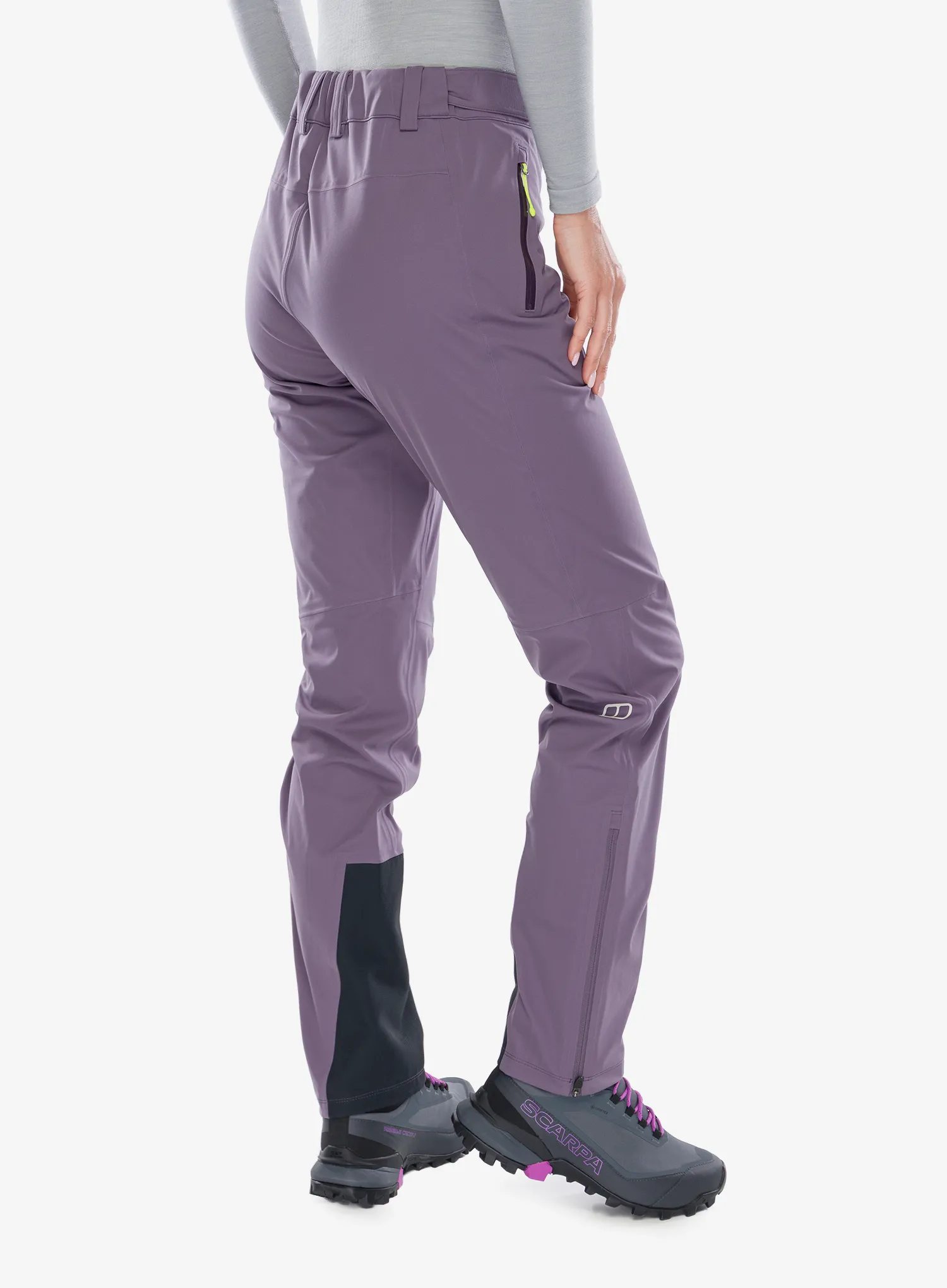 Dámske softshellové nohavice Berghaus Ridge-Roamer 3L WP Softshell Pant - purple planet
