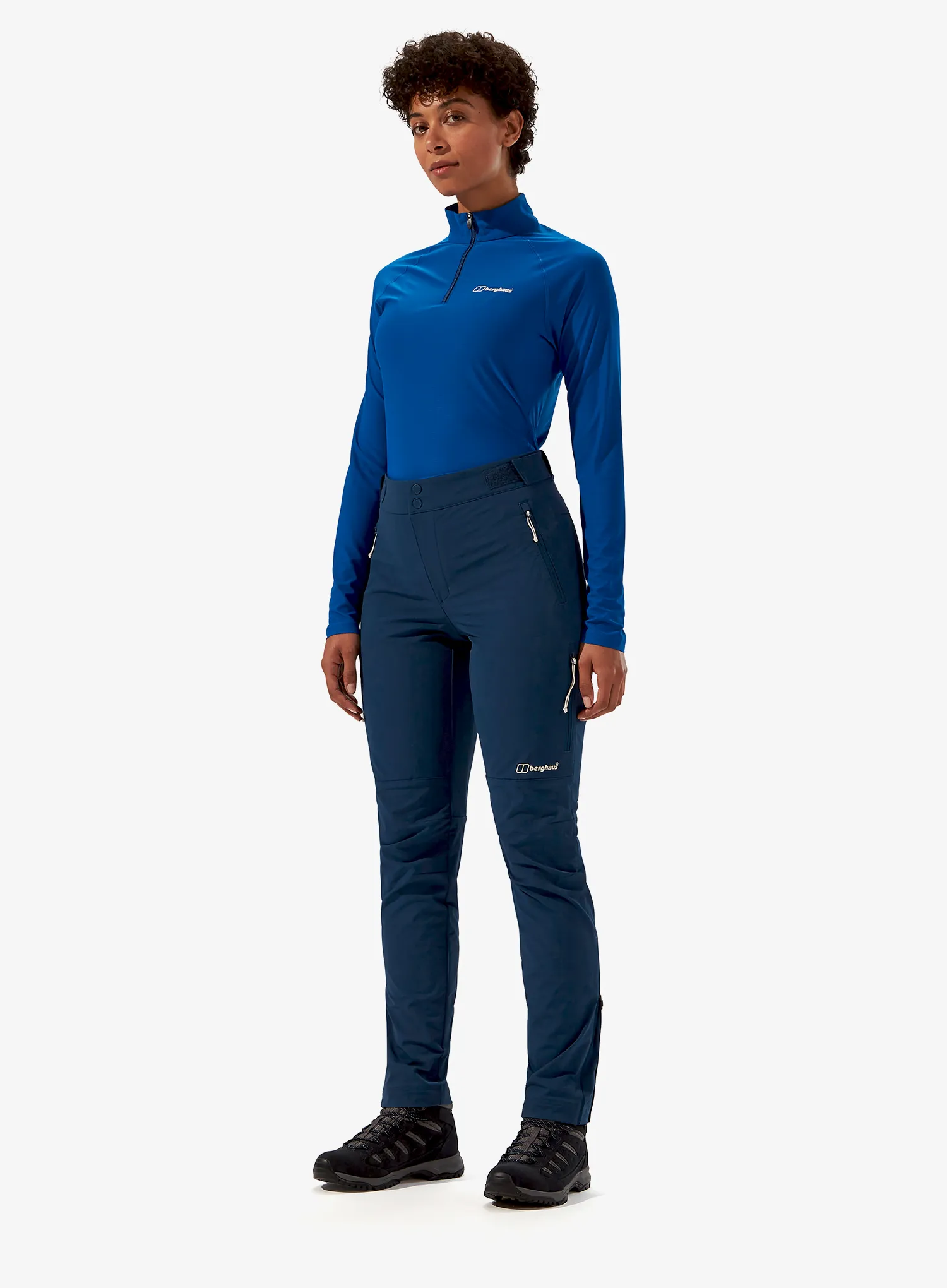 Dámske softshellové nohavice Berghaus Trail-Explorer Pant - hale navy
