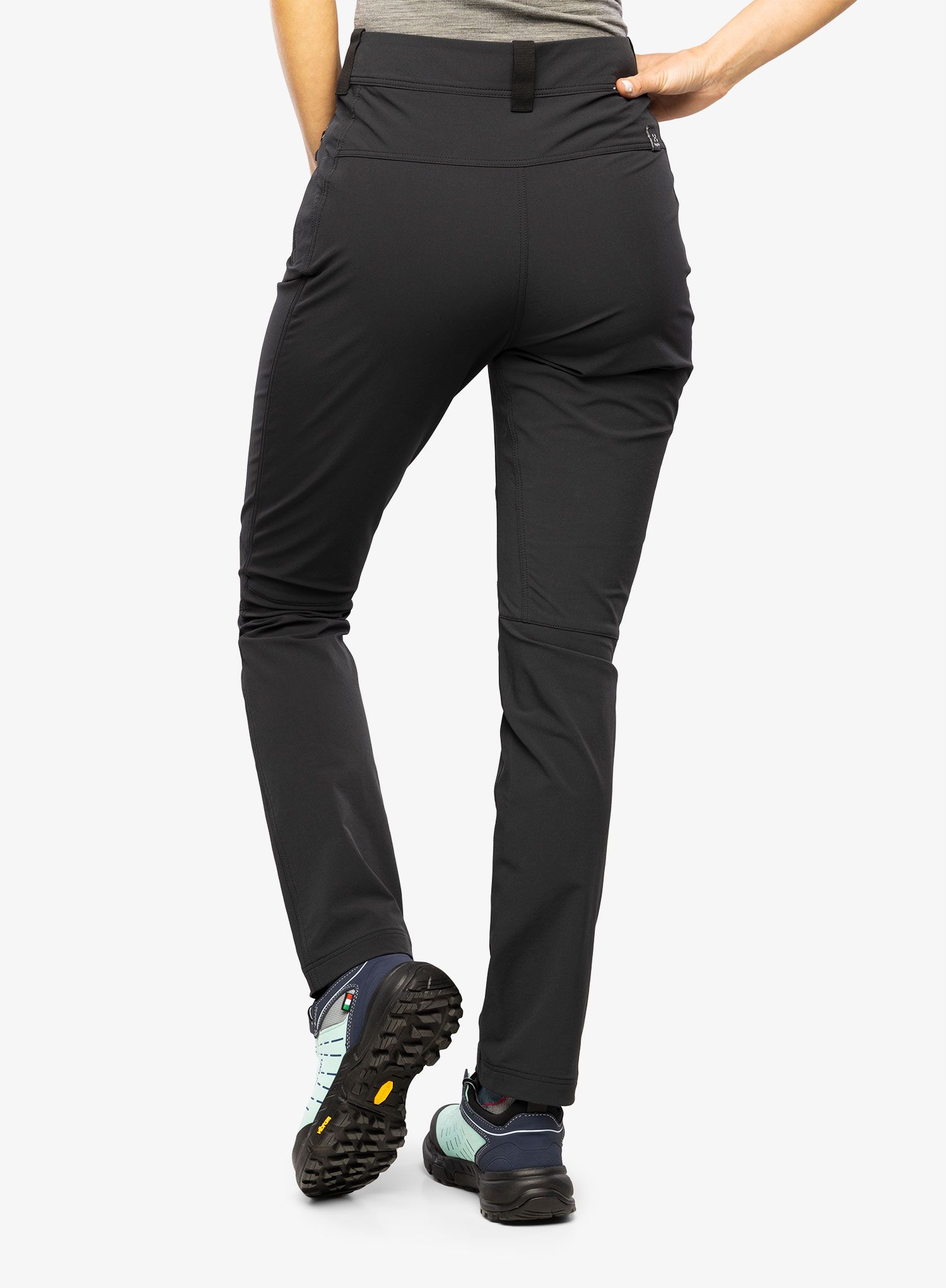 Dámske softshellové nohavice Haglofs Moran Softshell Slim Pant - true black