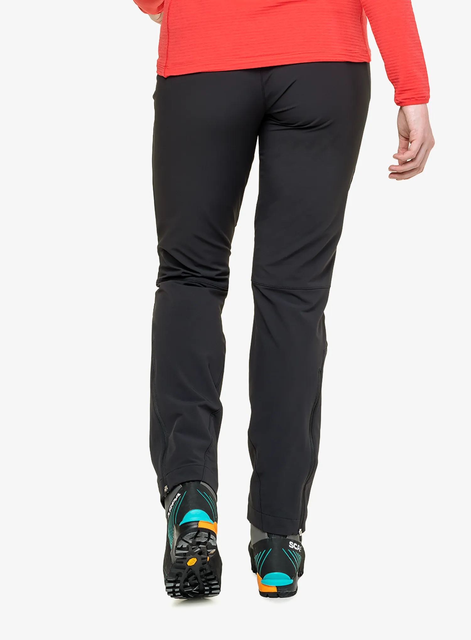 Dámske softshellové nohavice Mountain Equipment Chamois Pant - black/black