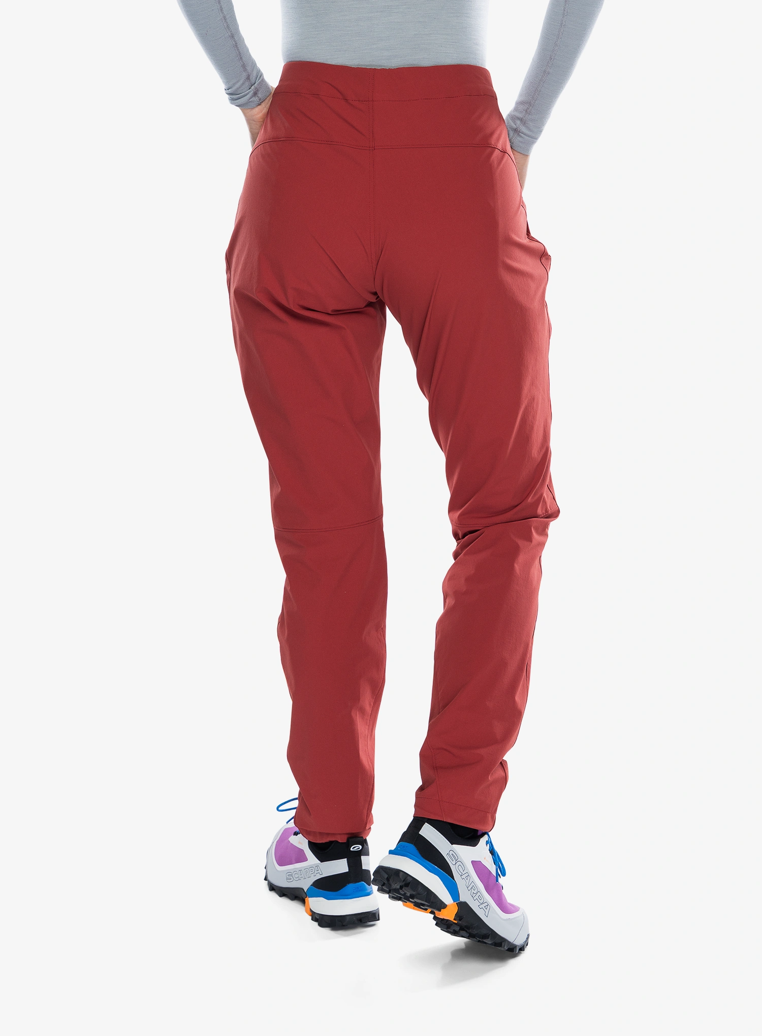 Dámske softshellové nohavice Mountain Equipment Comici 2 Pant - merlot/chili