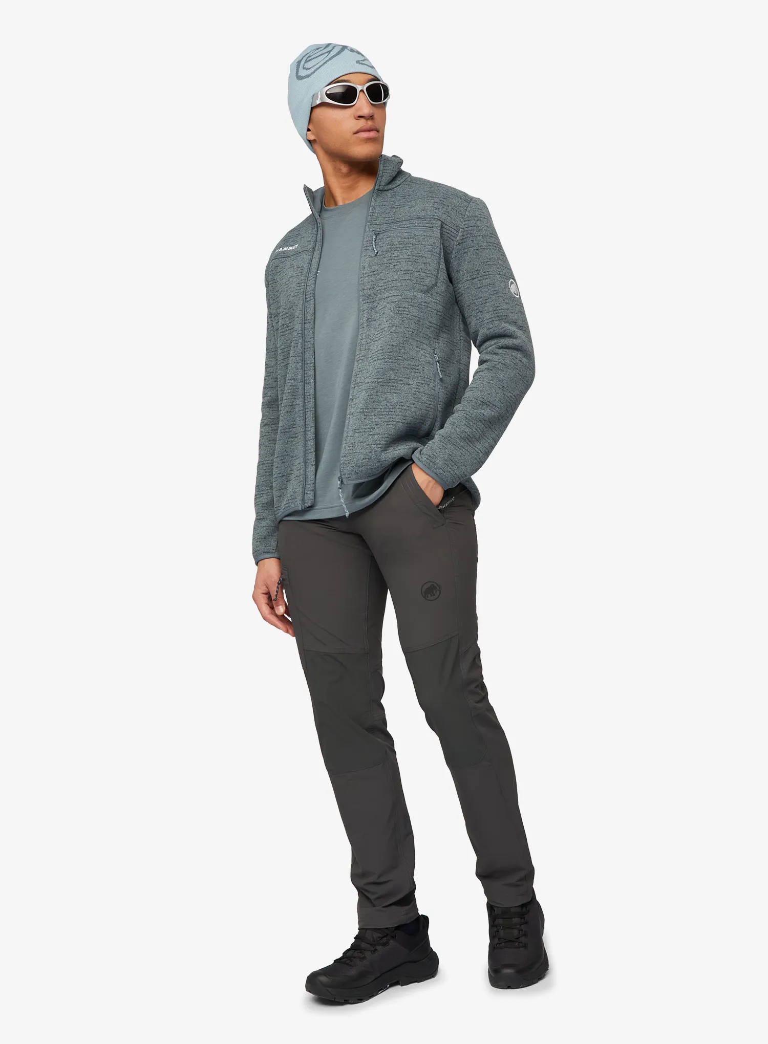 Softshellové nohavice Mammut Runbold Guide SO Pants - gabbro