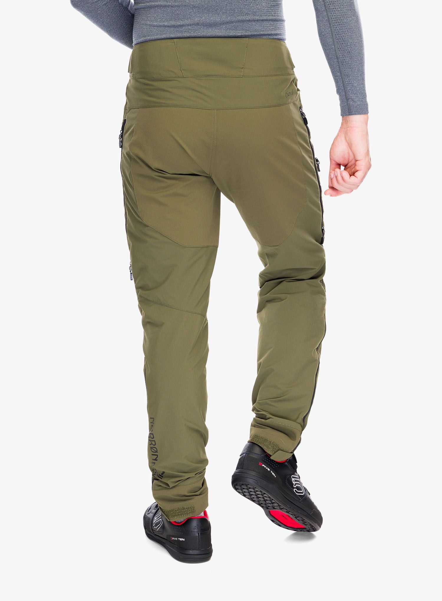 Pánske softshellové nohavice Norrona Fjora Flex1 Pants - olive night