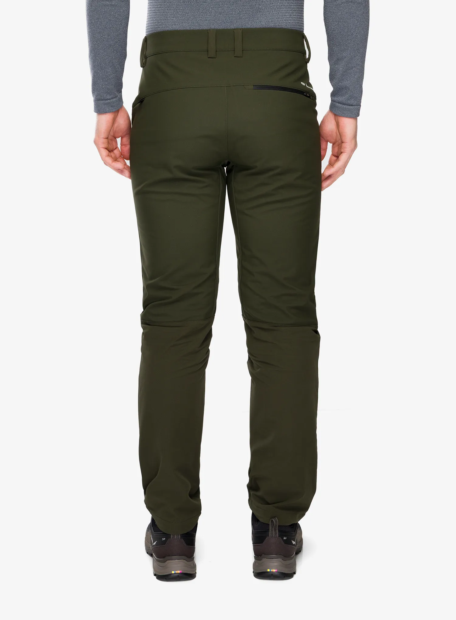 Softshellové nohavice Salewa Puez Dolomia 2 Pants - dark olive