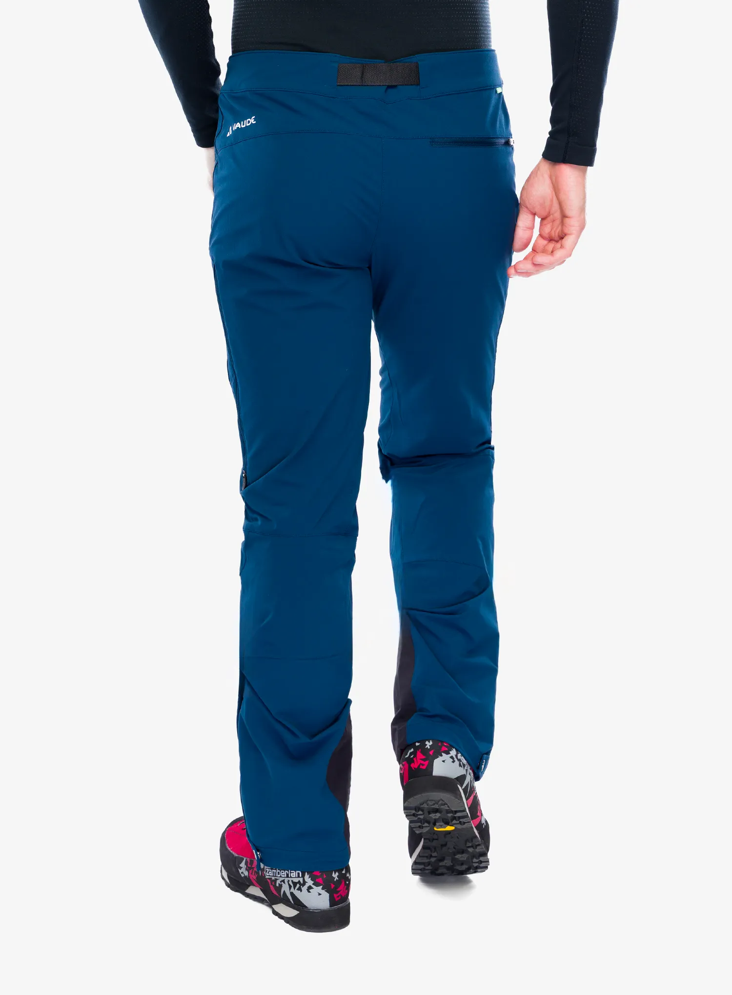 Softshellové nohavice Vaude Badile Pants II - dark sea