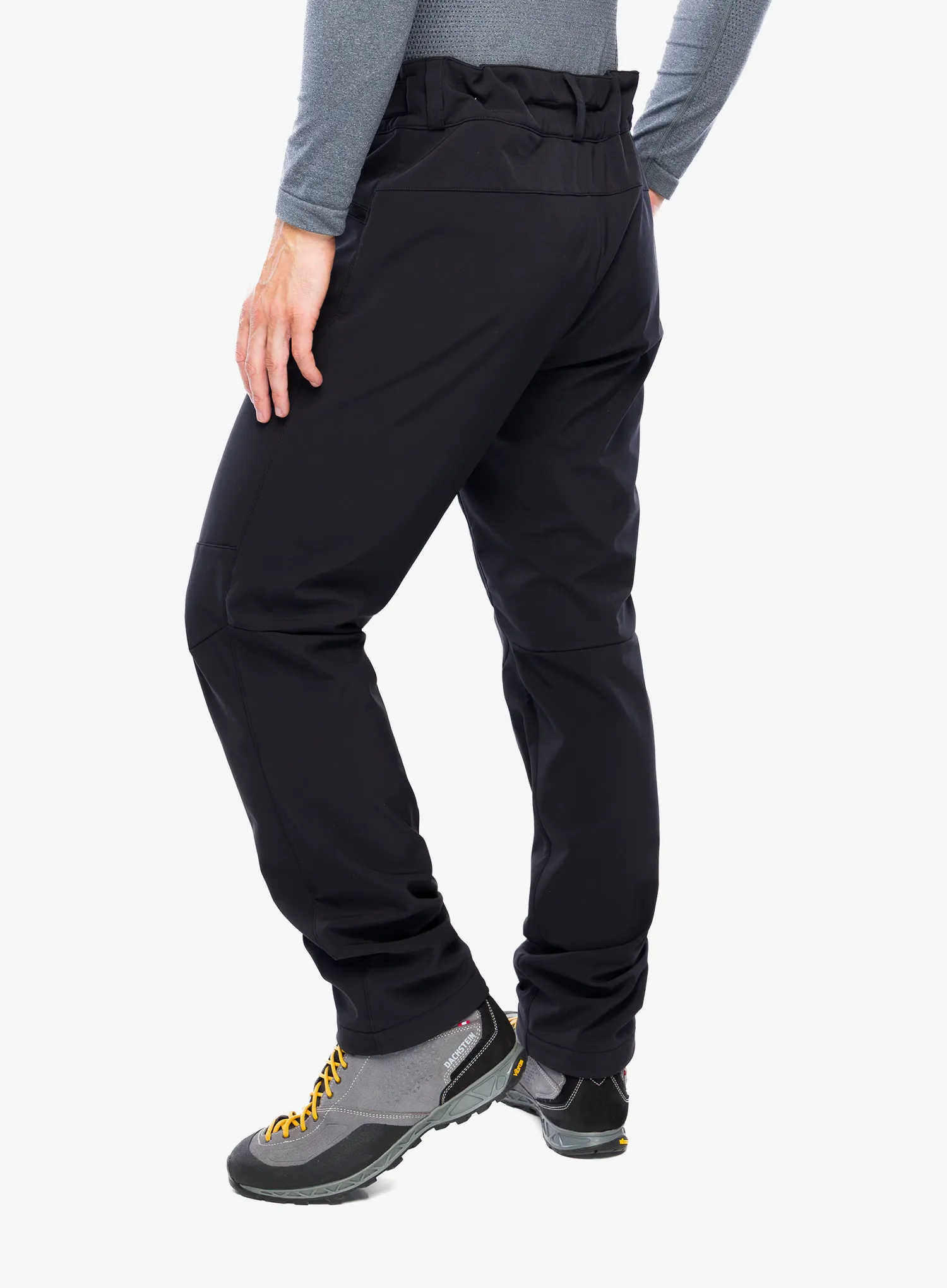 Softshellové nohavice Vaude Elope Softshell Pants - black