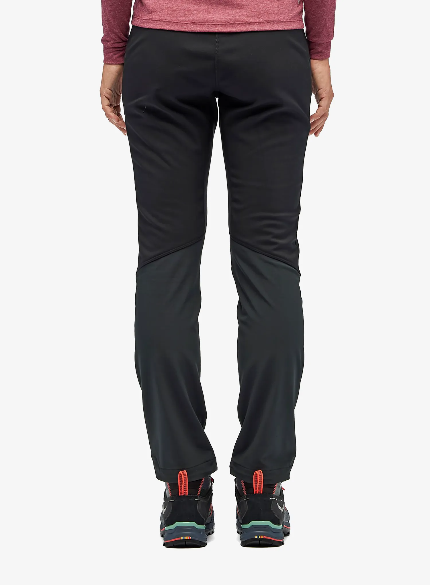 Dámske softshellové nohavice Salewa Puez Orval 2 DST Pant - black out