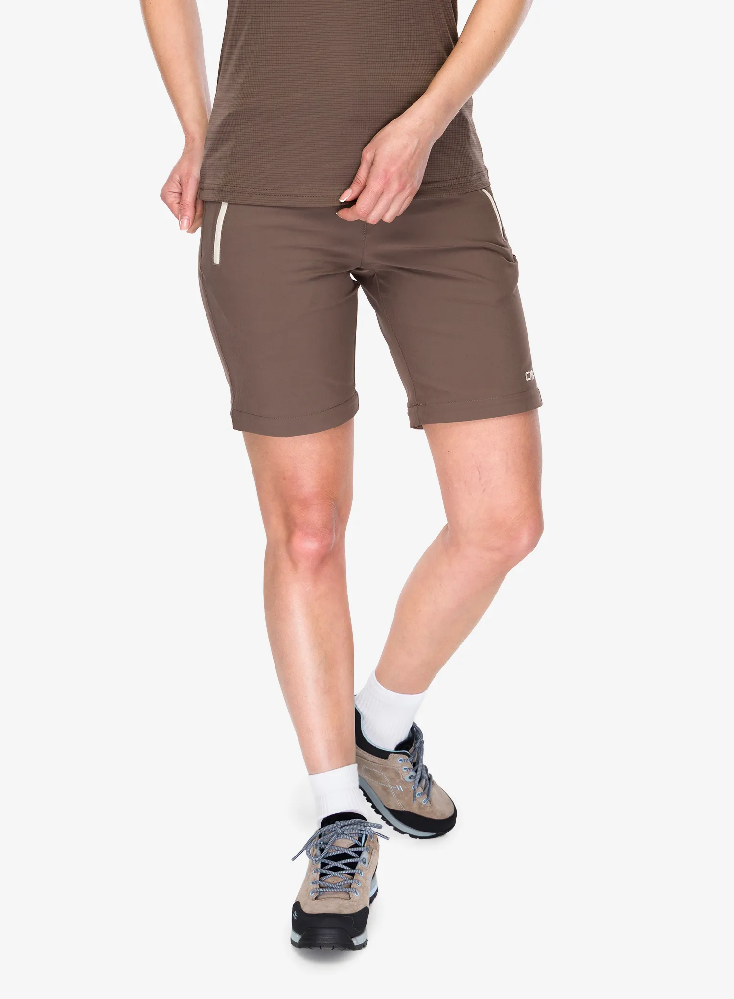 Dámske trekingové nohavice CMP Evelynn Zip Off Pant - toffee