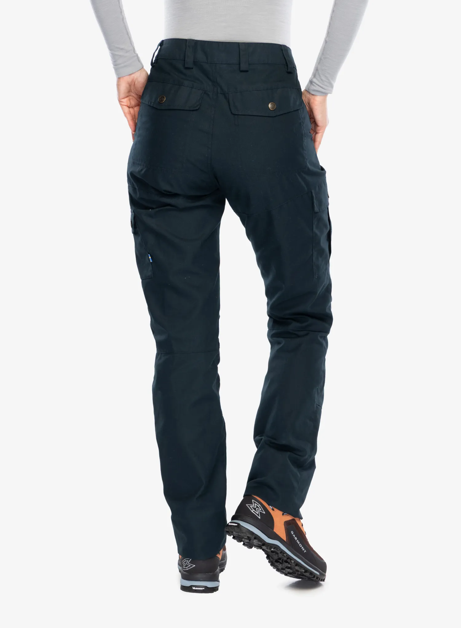 Dámske trekingové nohavice Fjallraven Karla Pro Trousers - dark navy