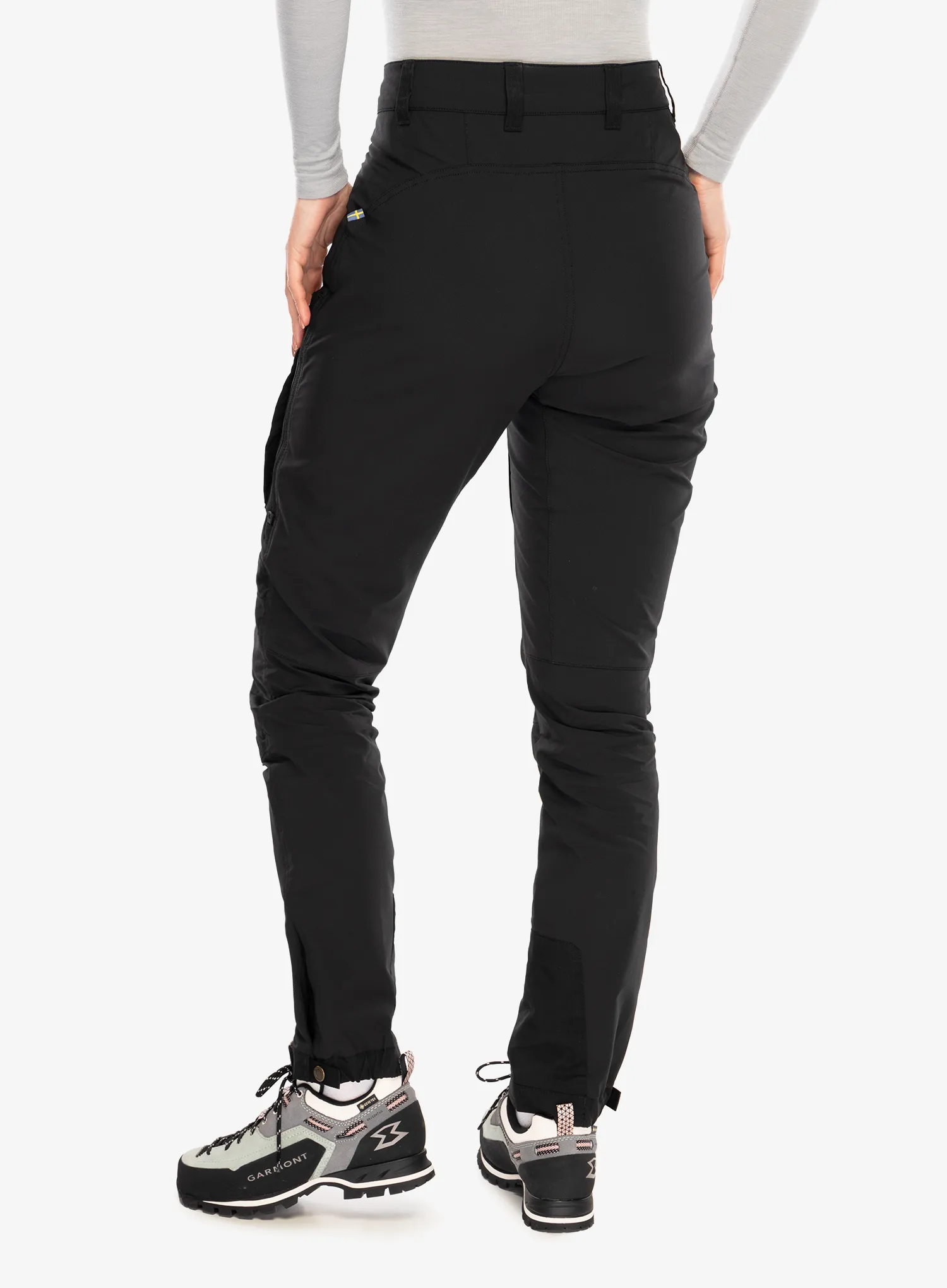 Dámske trekingové nohavice Fjallraven Keb Agile Trousers - black